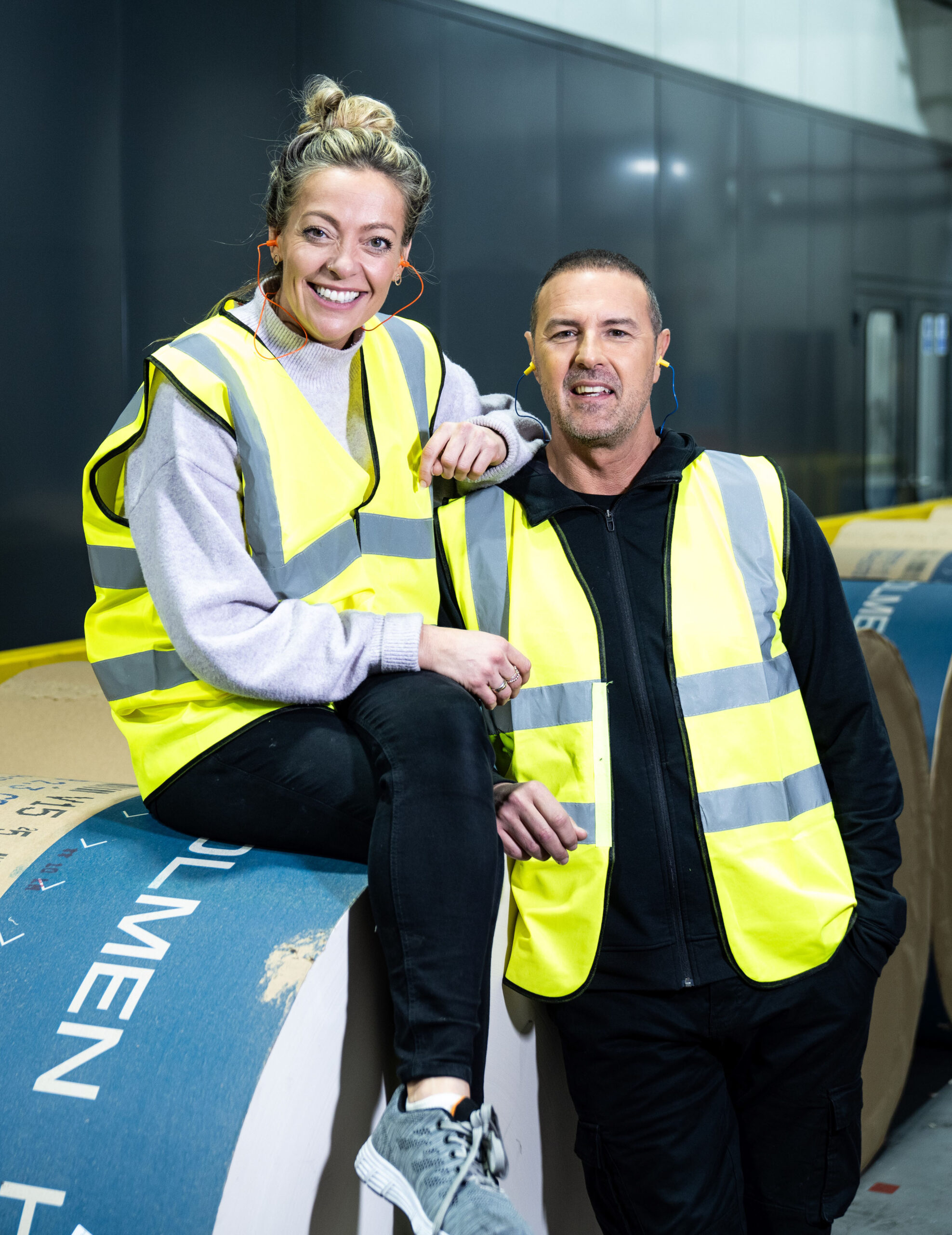 Cherry Healy and Paddy McGuinness