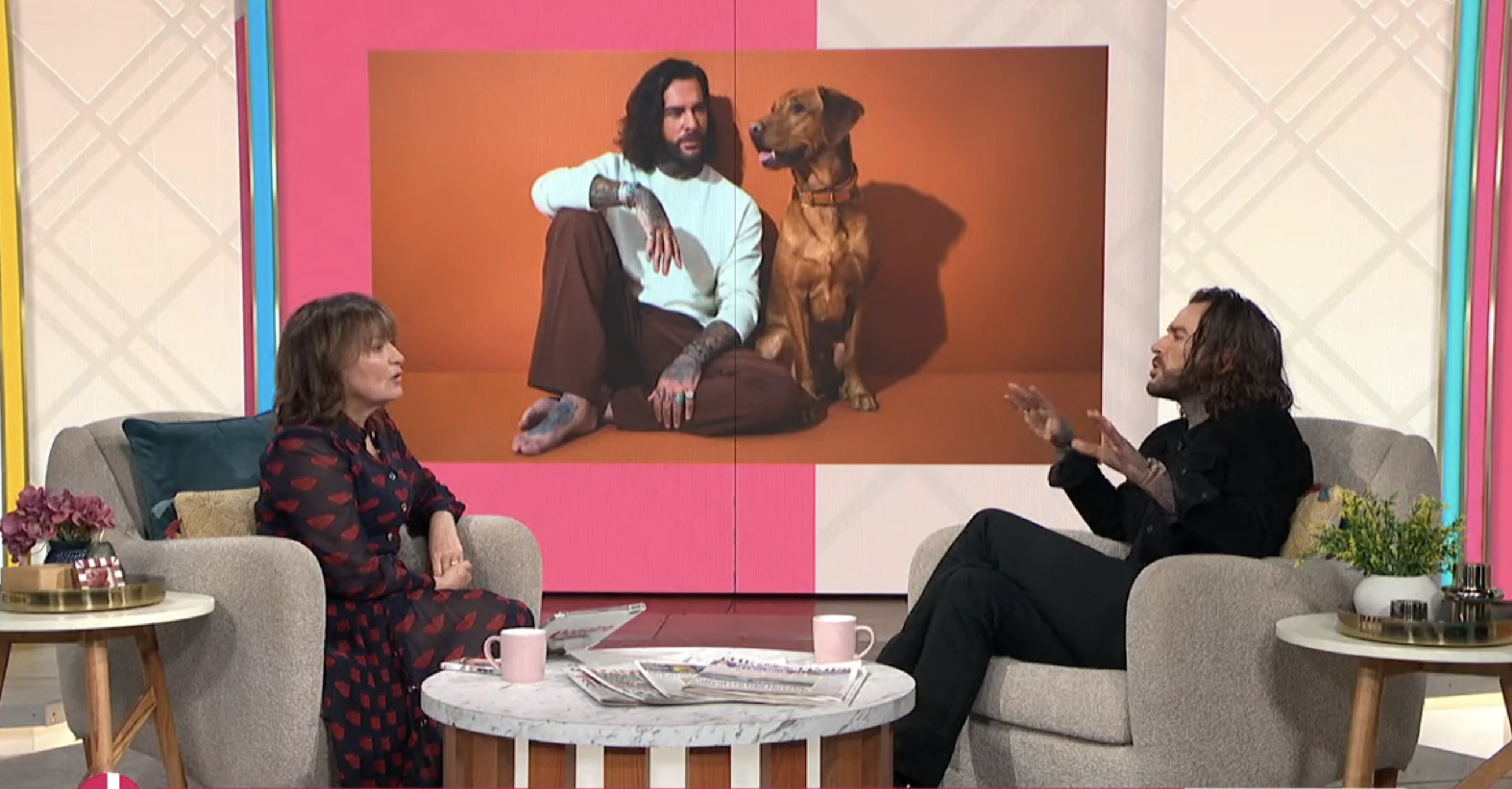 Pete Wicks on Lorraine