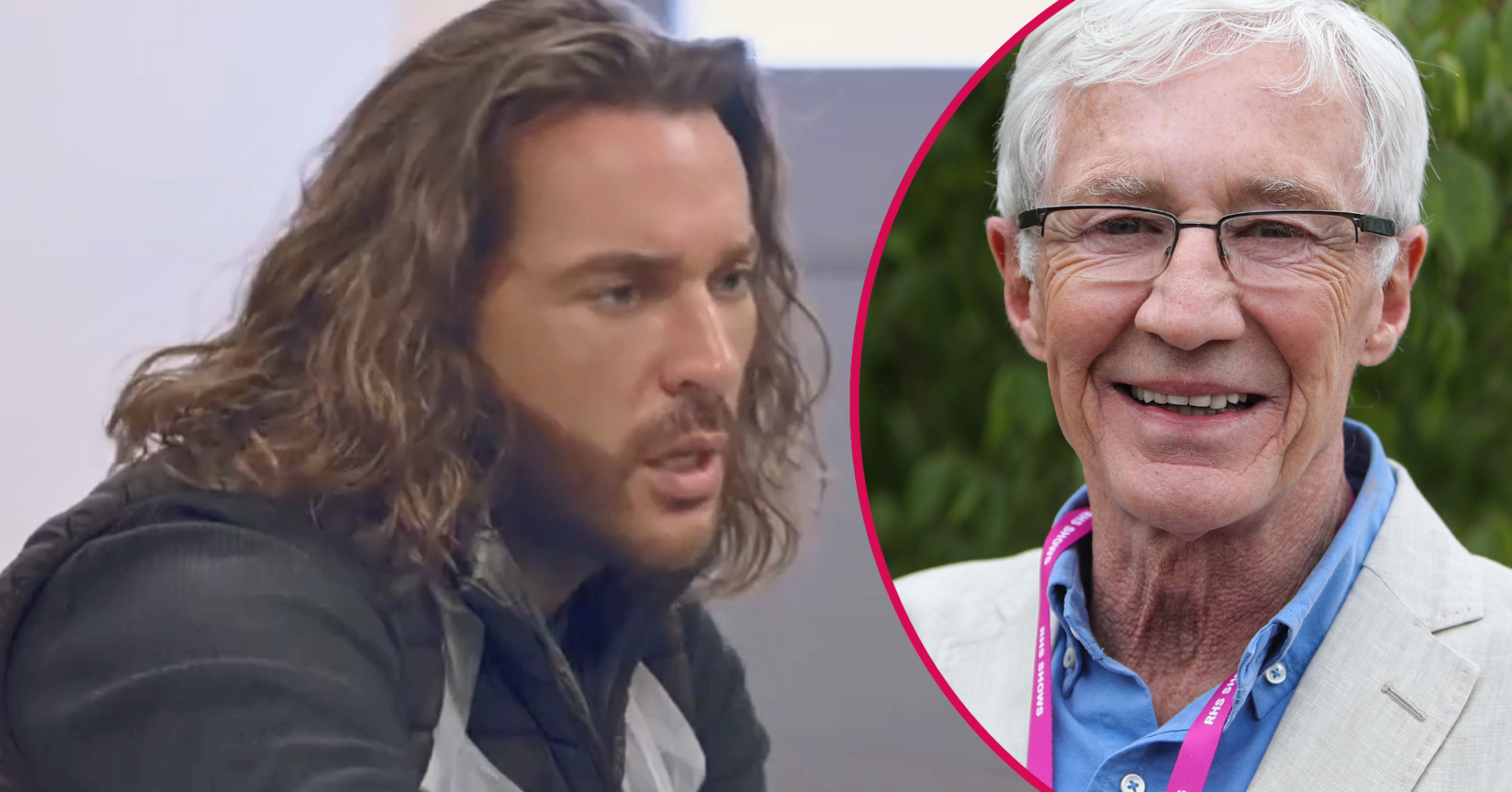 Pete Wicks on his dog show and Paul O'Grady inset