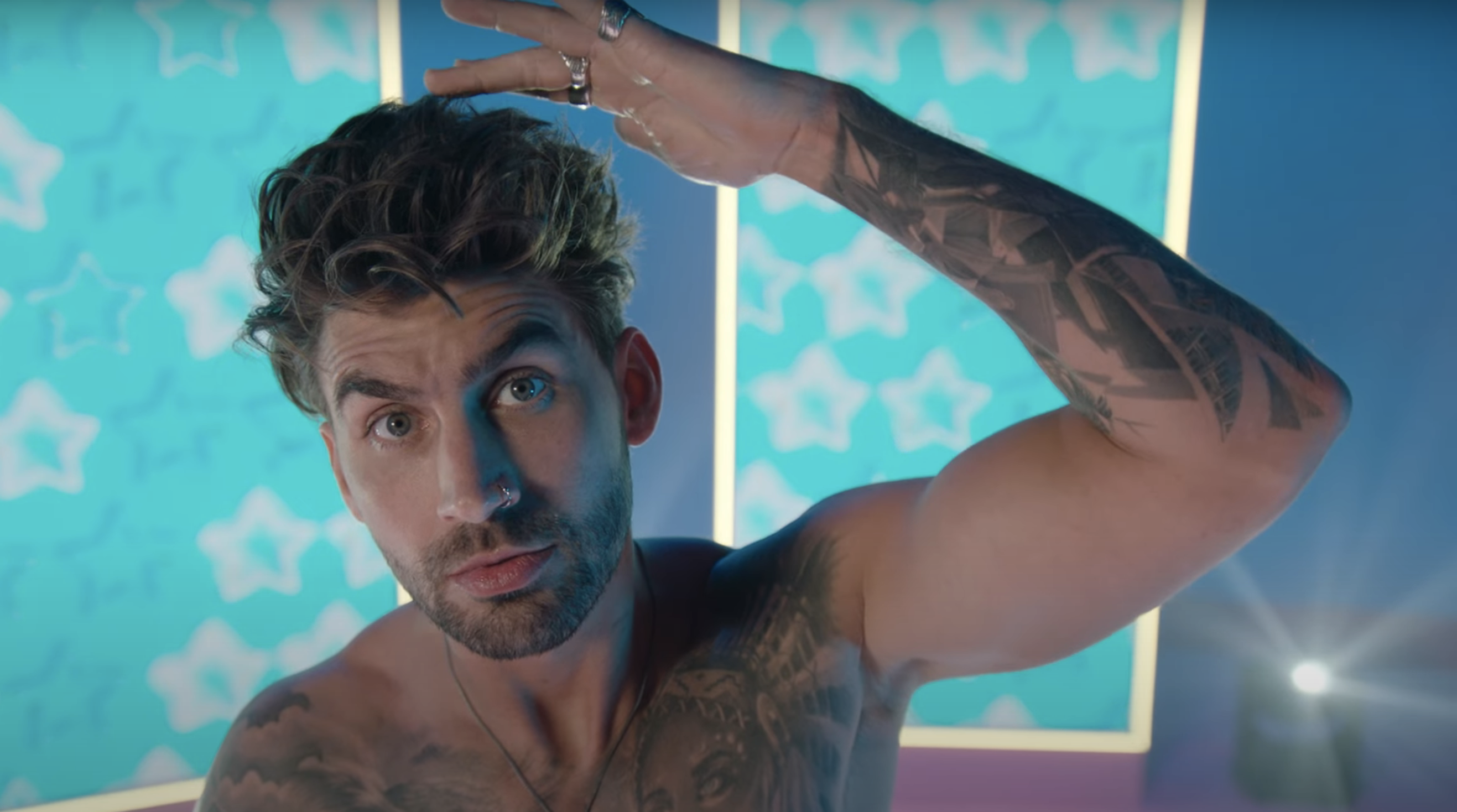 Chris Taylor on Love Island