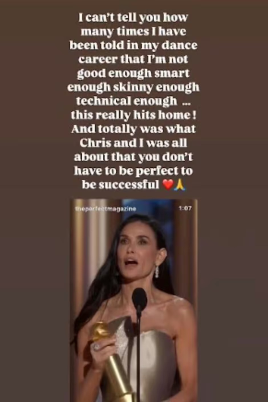 Dianne Buswell Instagram Story