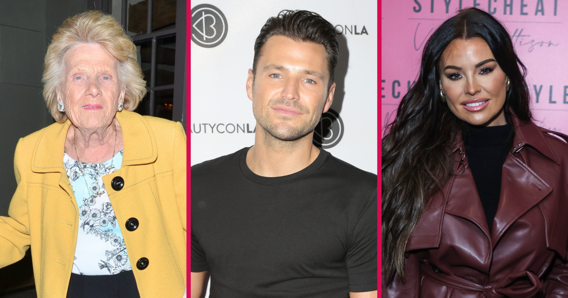 Nanny Pat, Mark Wright and Jess Wright