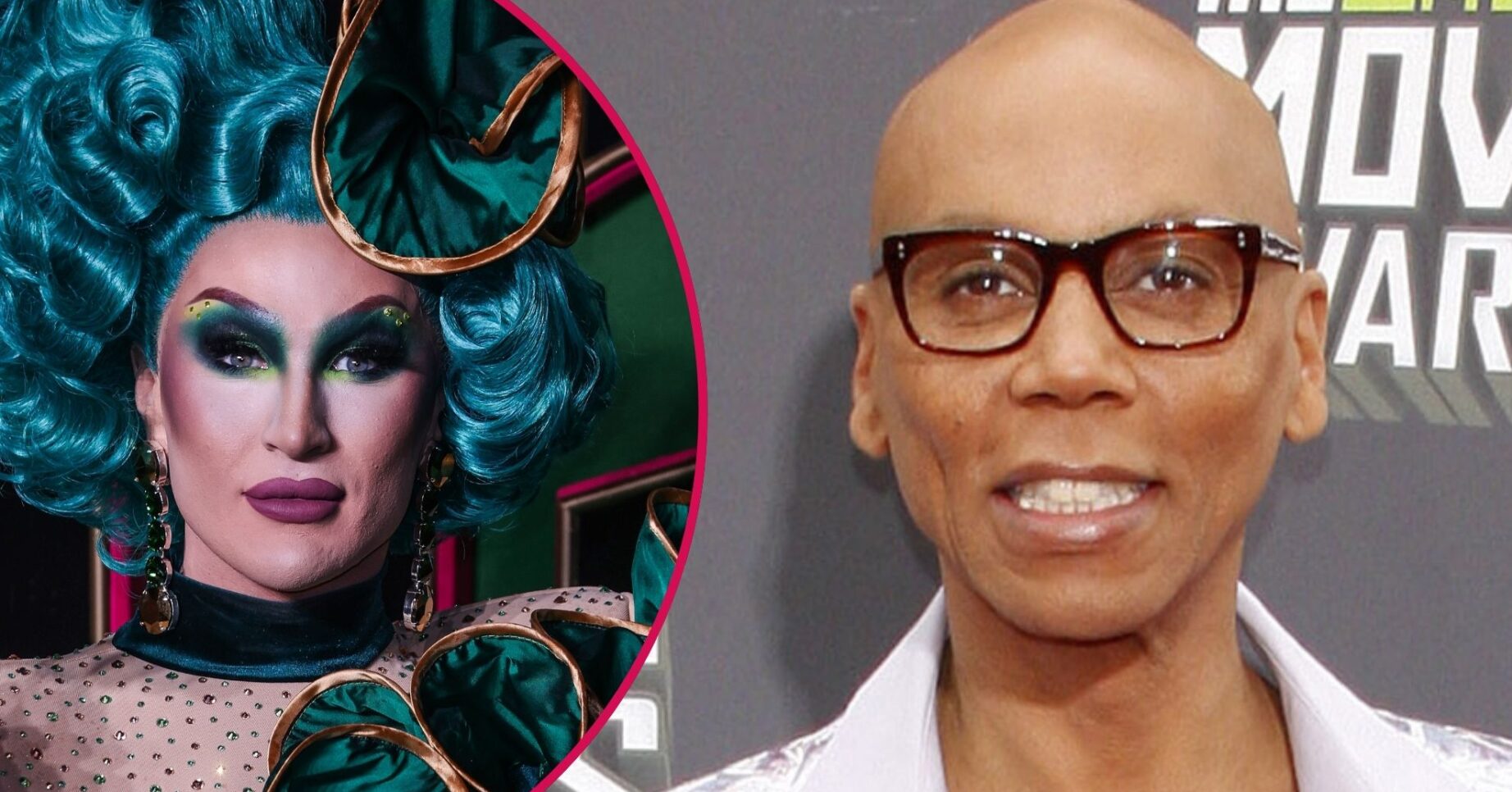 Split image of The Vivienne (left) and RuPaul (right)