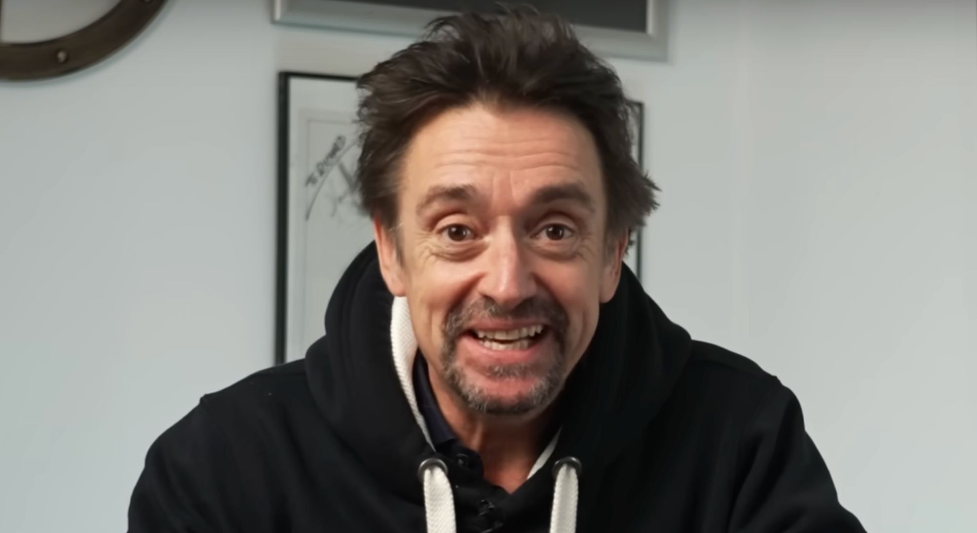 Richard Hammond smiling in a Youtube video