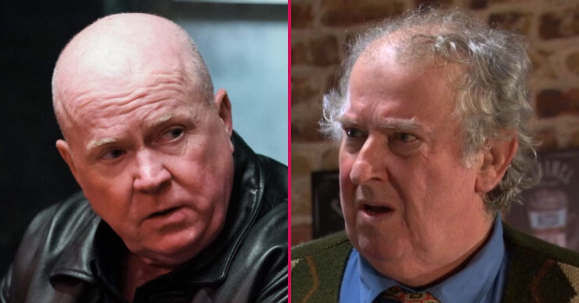 Composite image of Phil and Nigel on EastEnders (Credit: BBC/Composite: ED!)