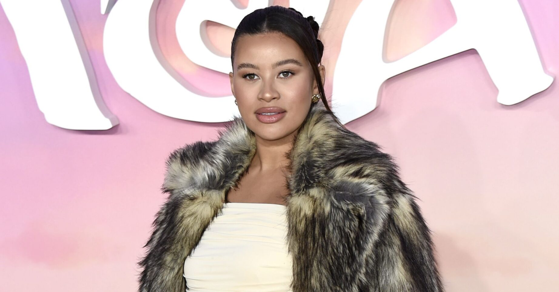 Montana Brown posing on the red carpet