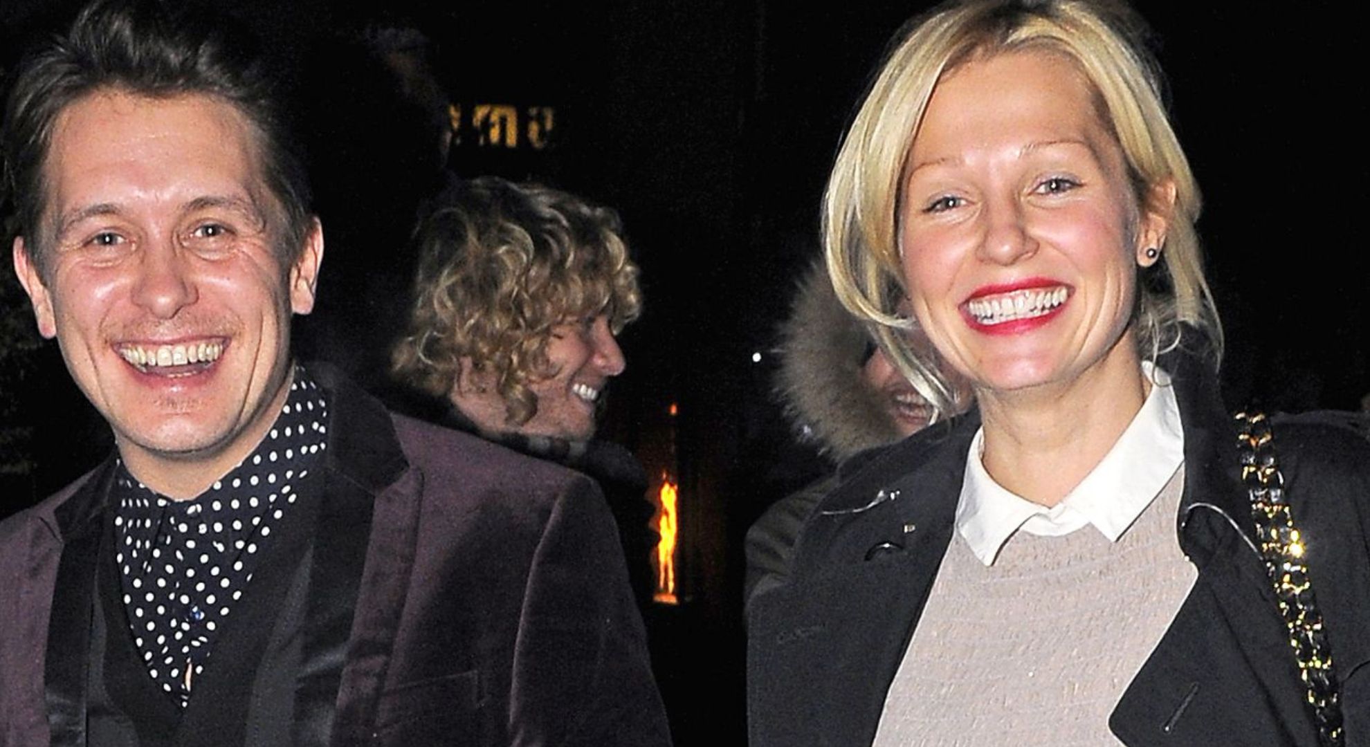 Mark Owen and wife Emma Ferguson smiling