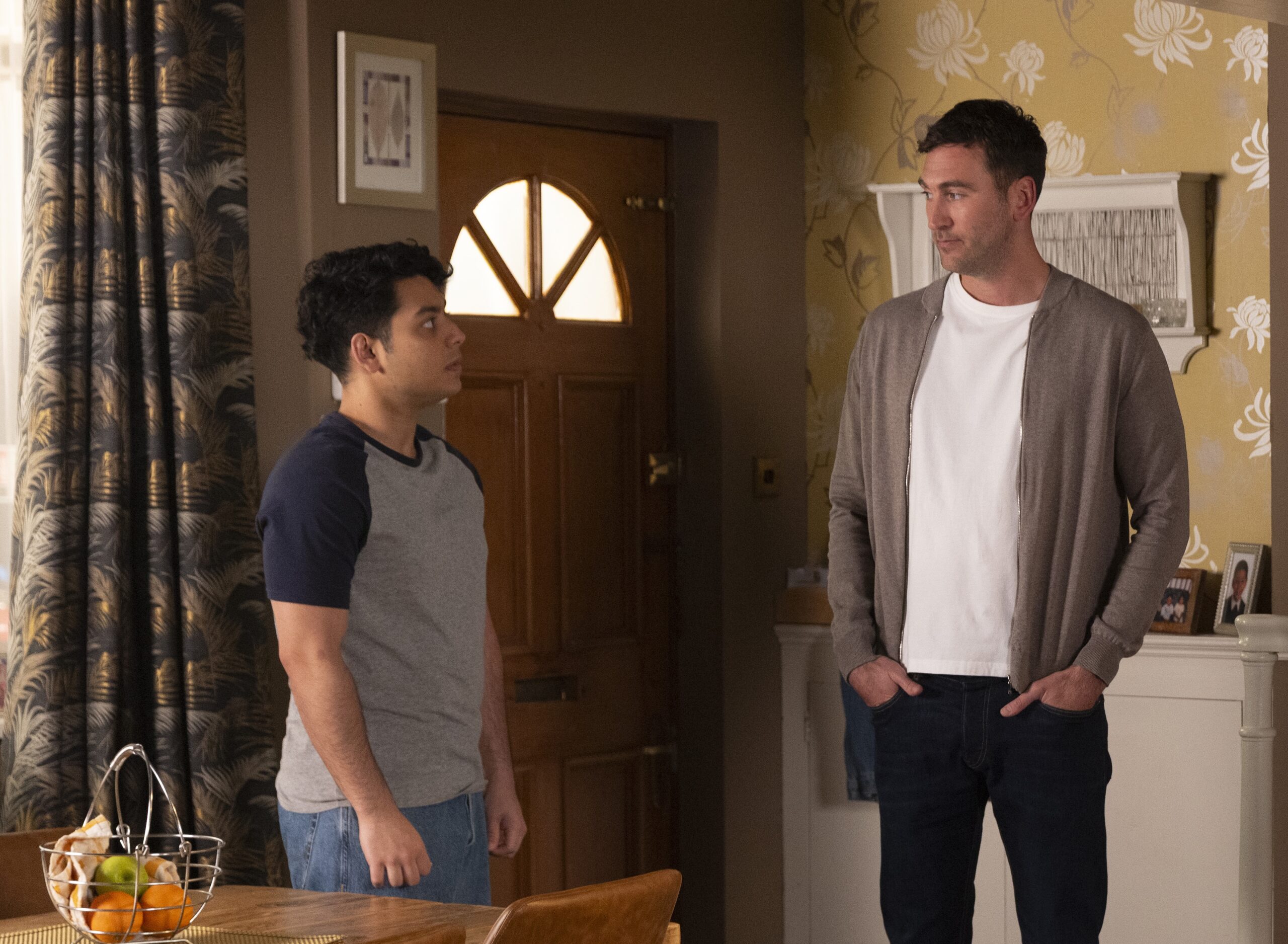 Aadi and Kit talking