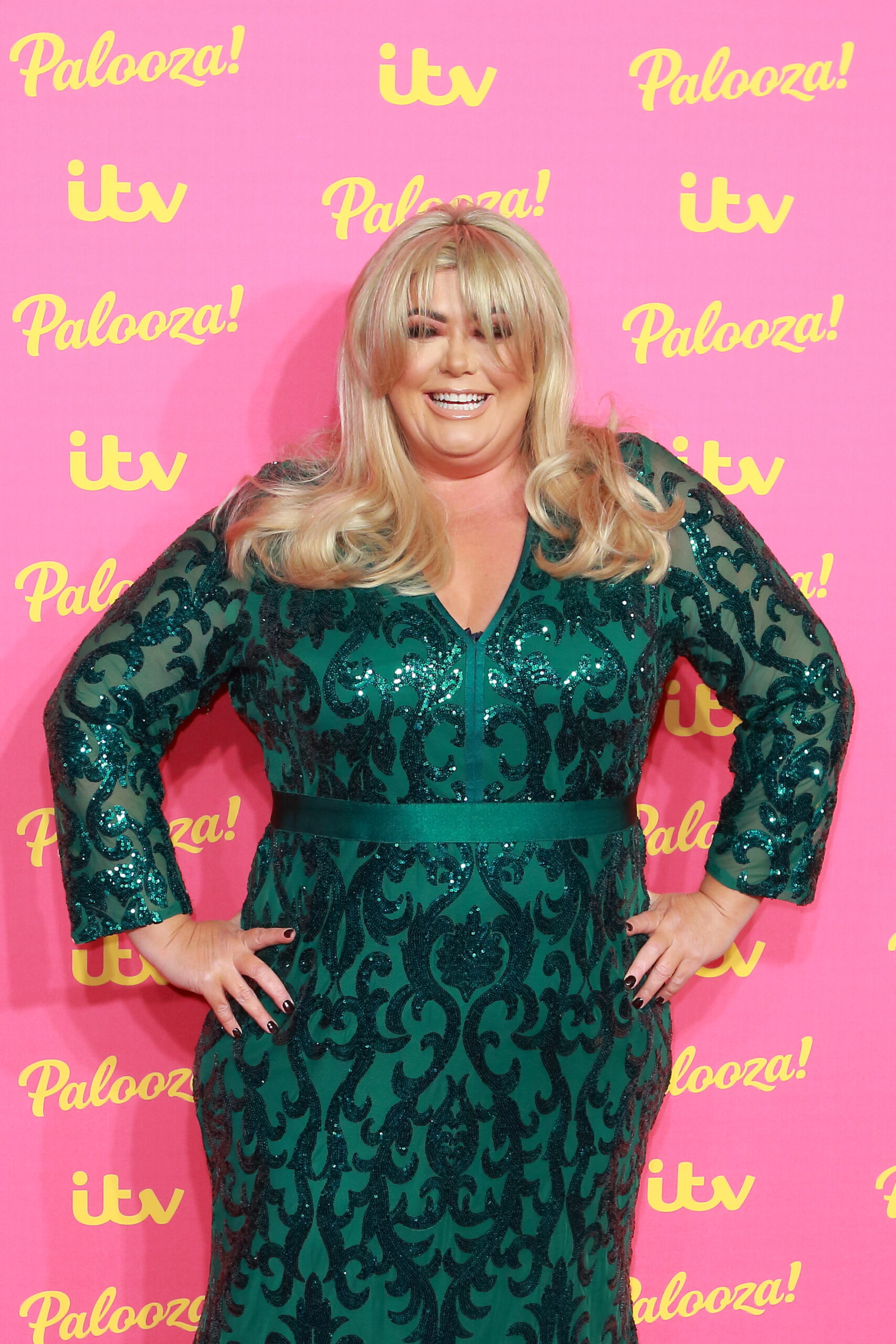 Gemma Collins posing