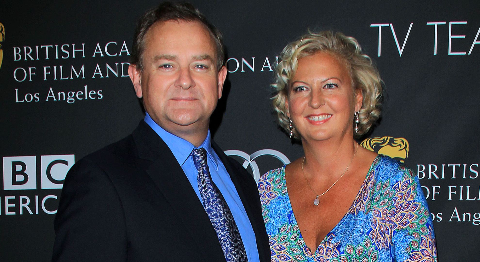 Hugh Bonneville and Lulua Williams