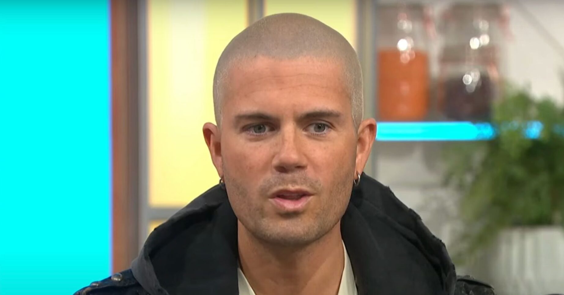 Max George speaking on Lorraine