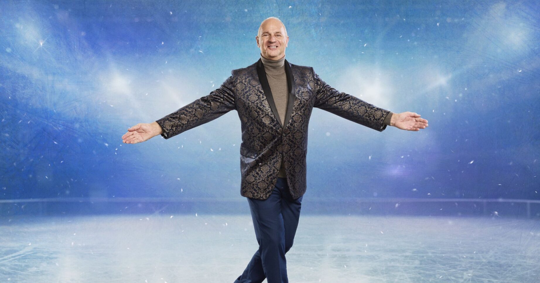 Sir Steve Redgrave in a promo shot for Dancing On Ice