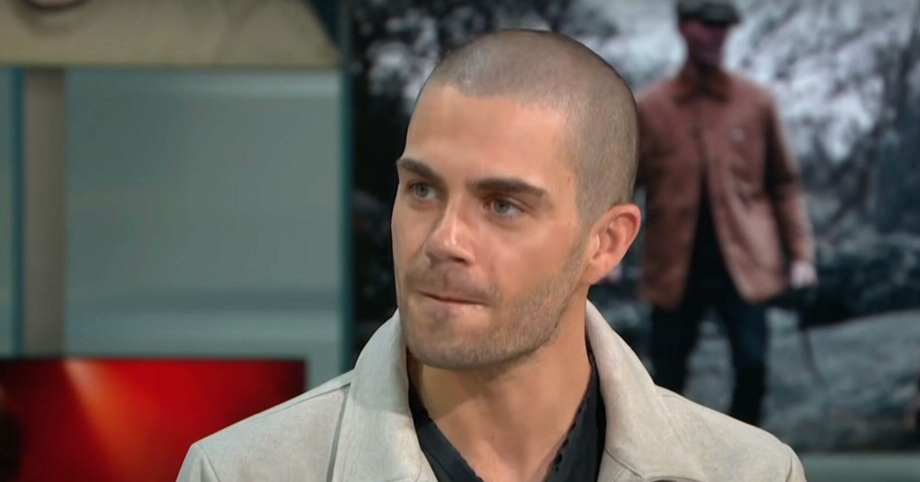 Max George speaking on GMB