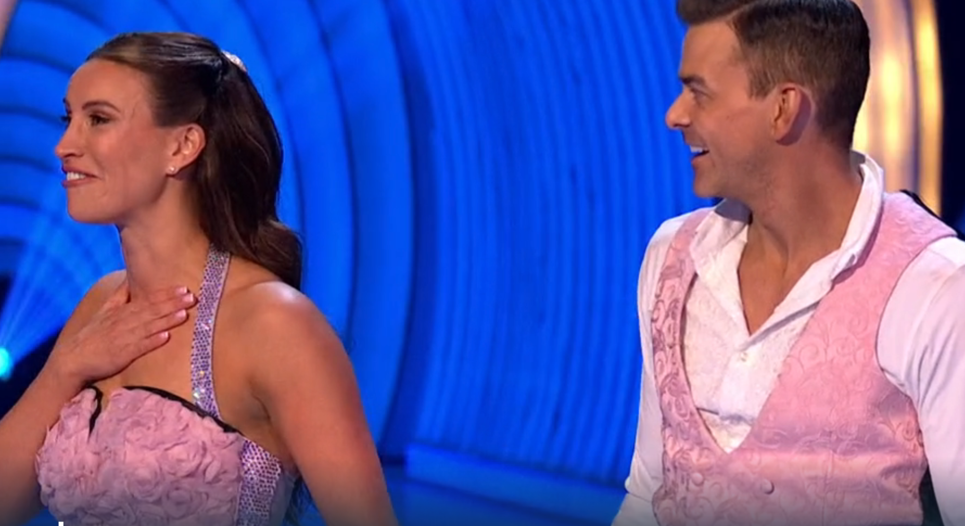 Ferne McCann and Brendyn Hatfield on Dancing On Ice 
