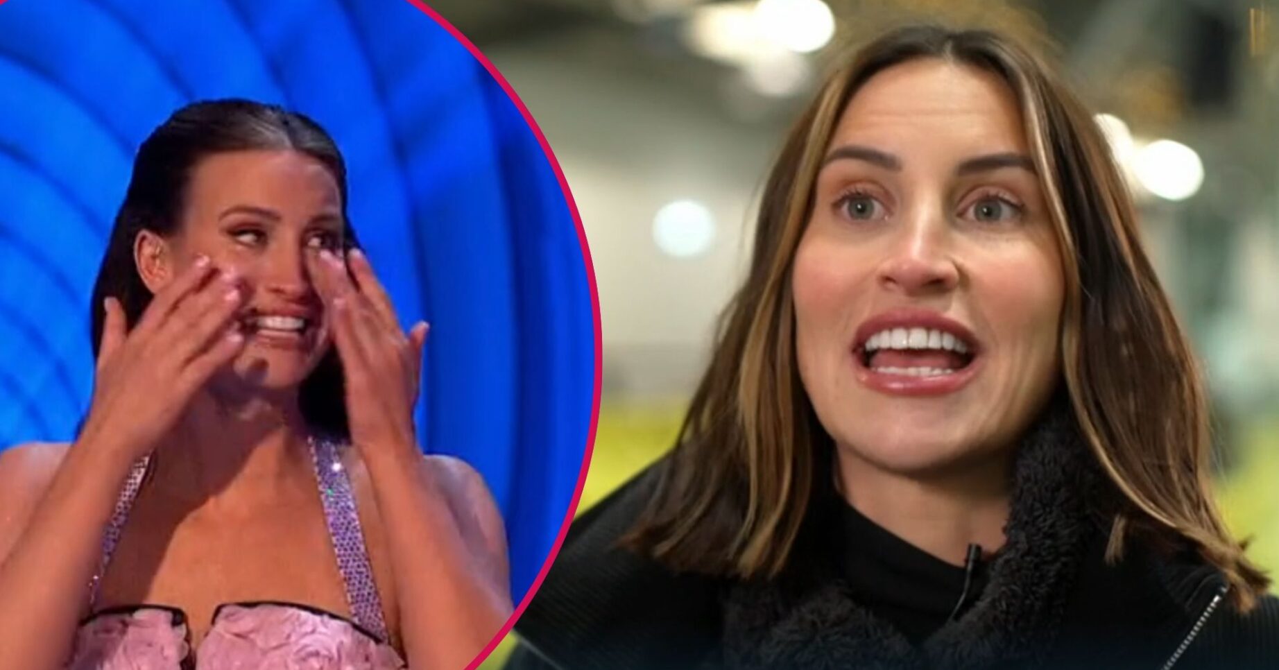 Ferne McCann crying / Ferne speaking on Dancing On Ice