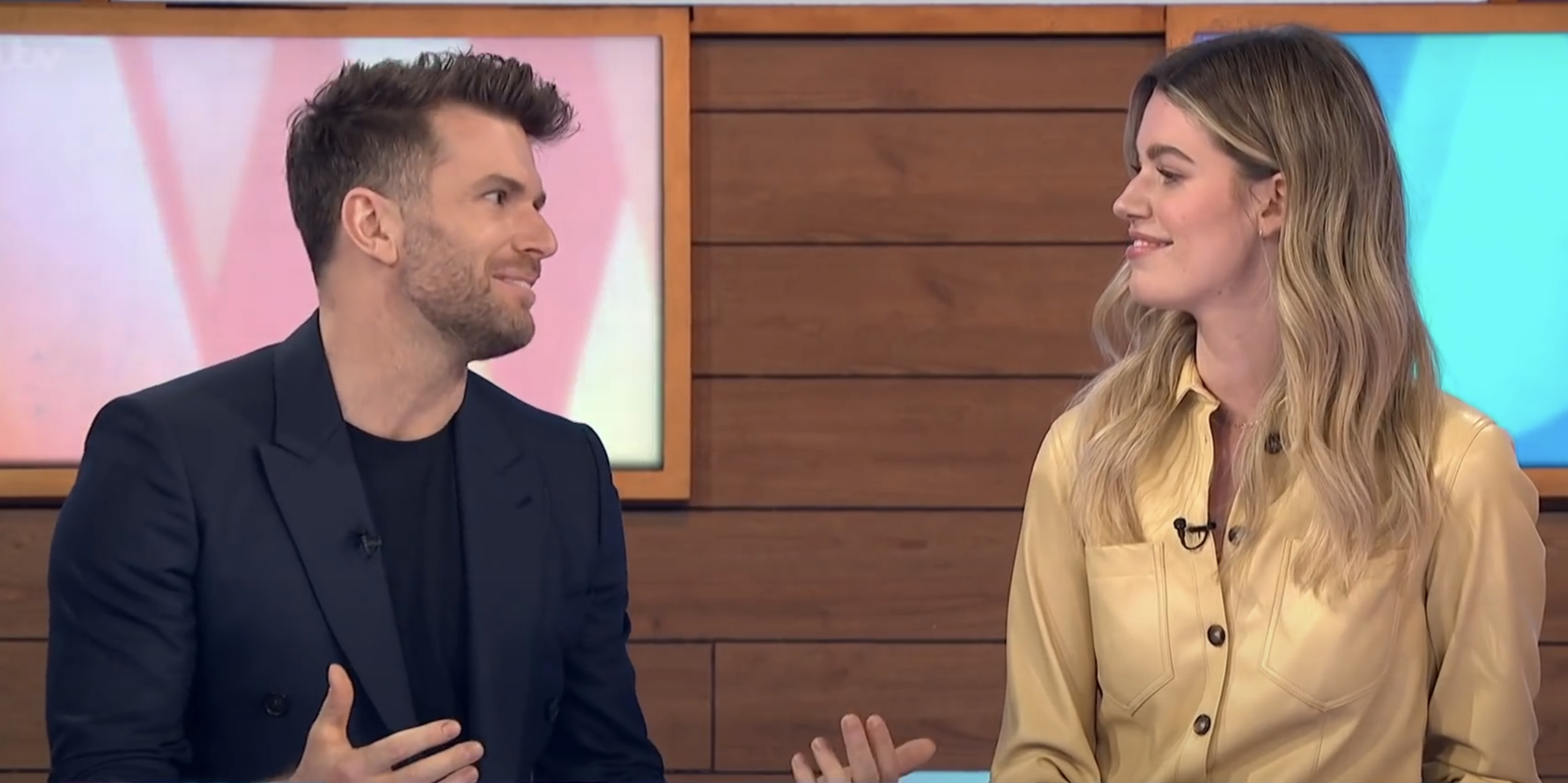 Joel Dommett and Hannah Cooper on Loose Women