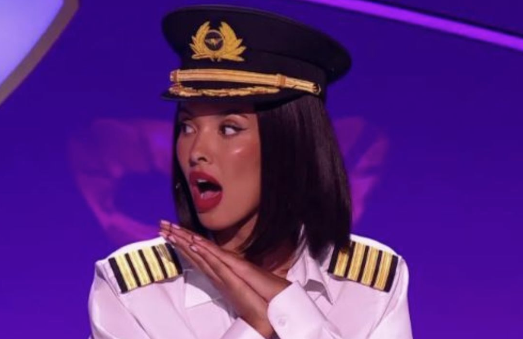 Maya Jama shocked on The Masked Singer
