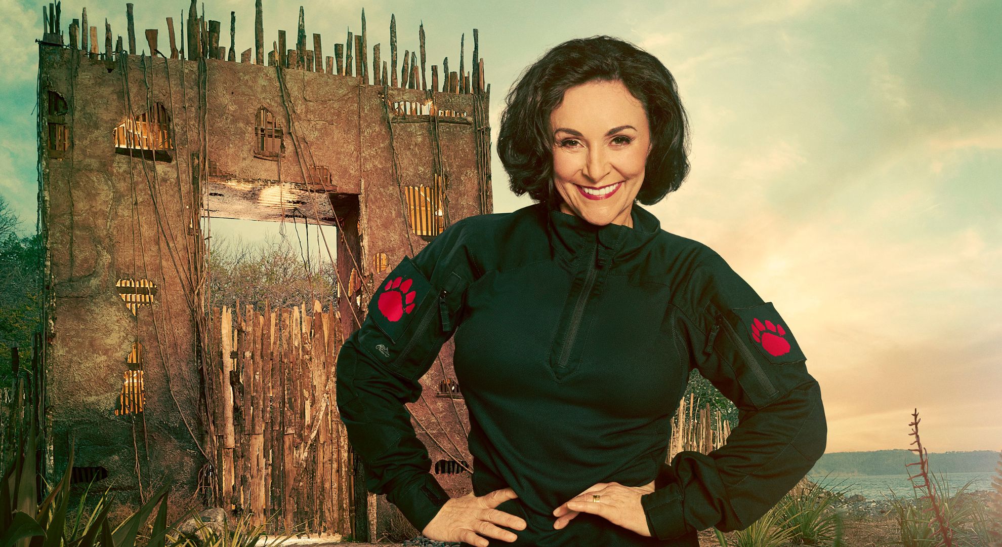 Shirley Ballas posing in a Bear Hunt promo shot