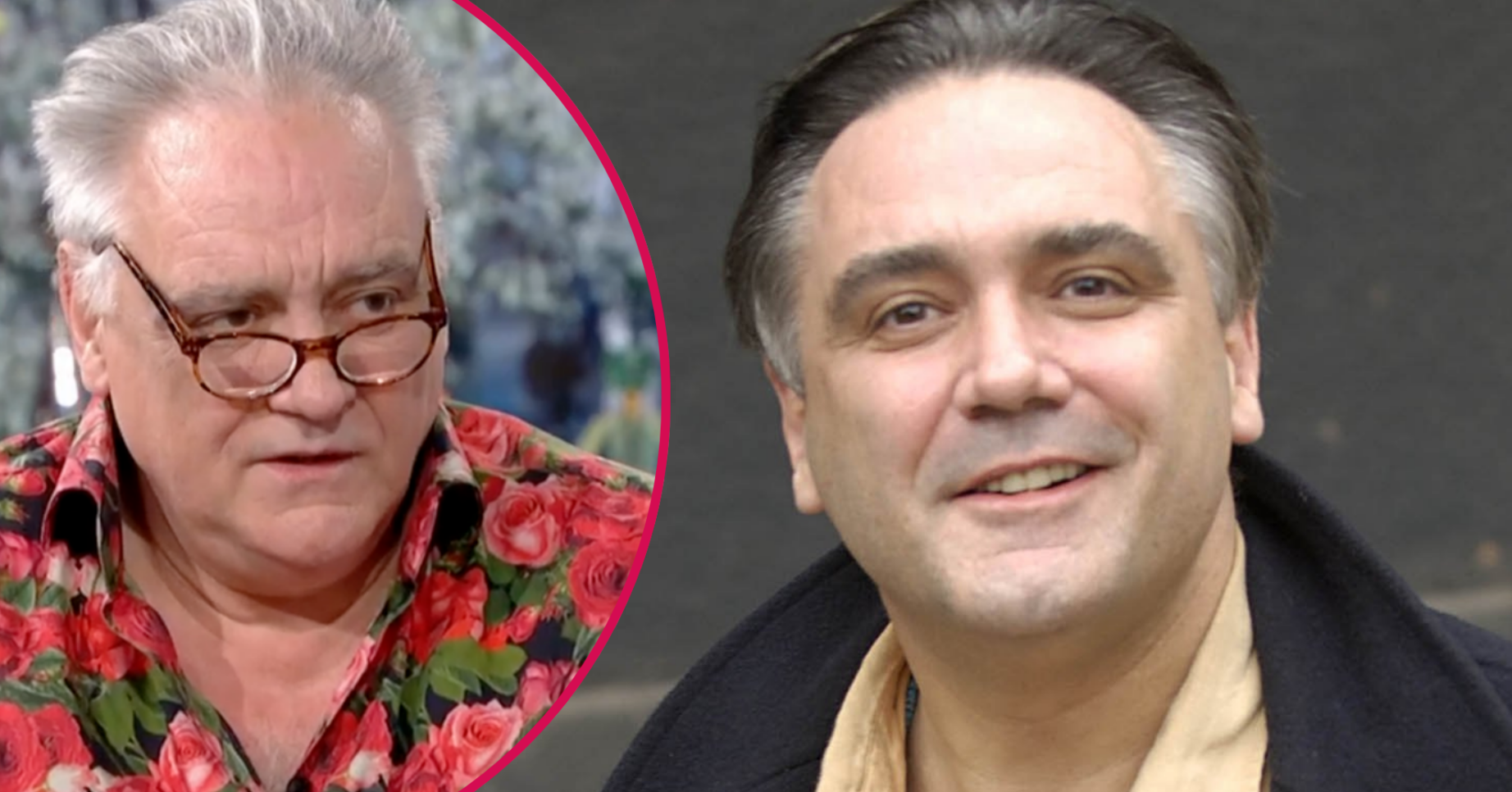 Tony Slattery smiling and on This Morning