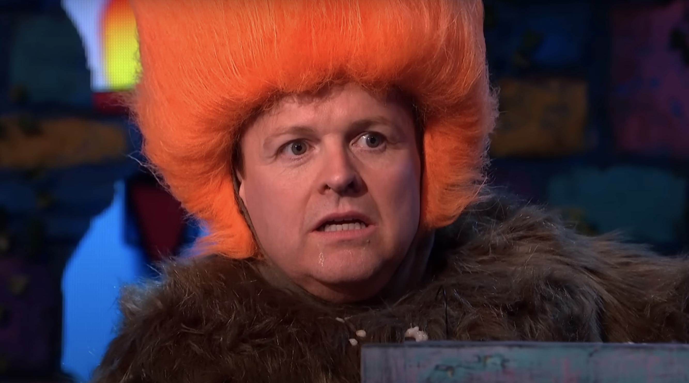 Dec as a monster on Ant & Dec's Saturday Night Takeaway