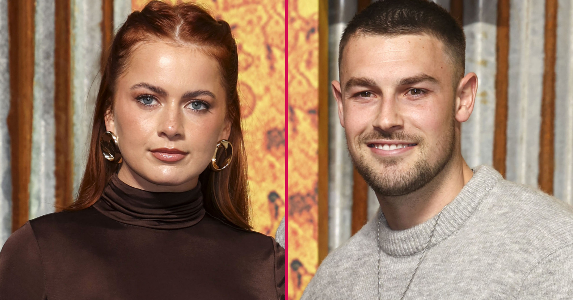 Tasha Ghouri and Andrew Le Page smiling on a night out