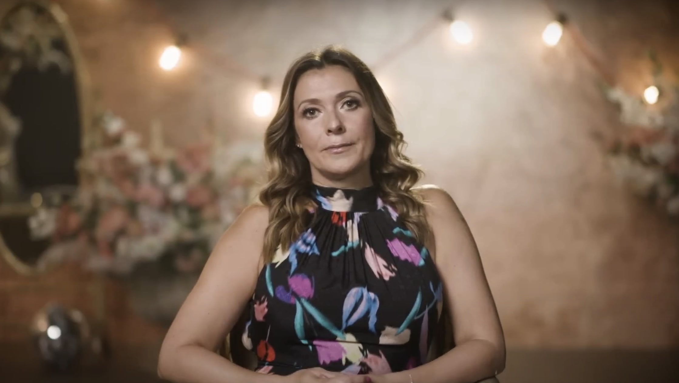 Kym Marsh in her intro video for BBC Strictly Come Dancing