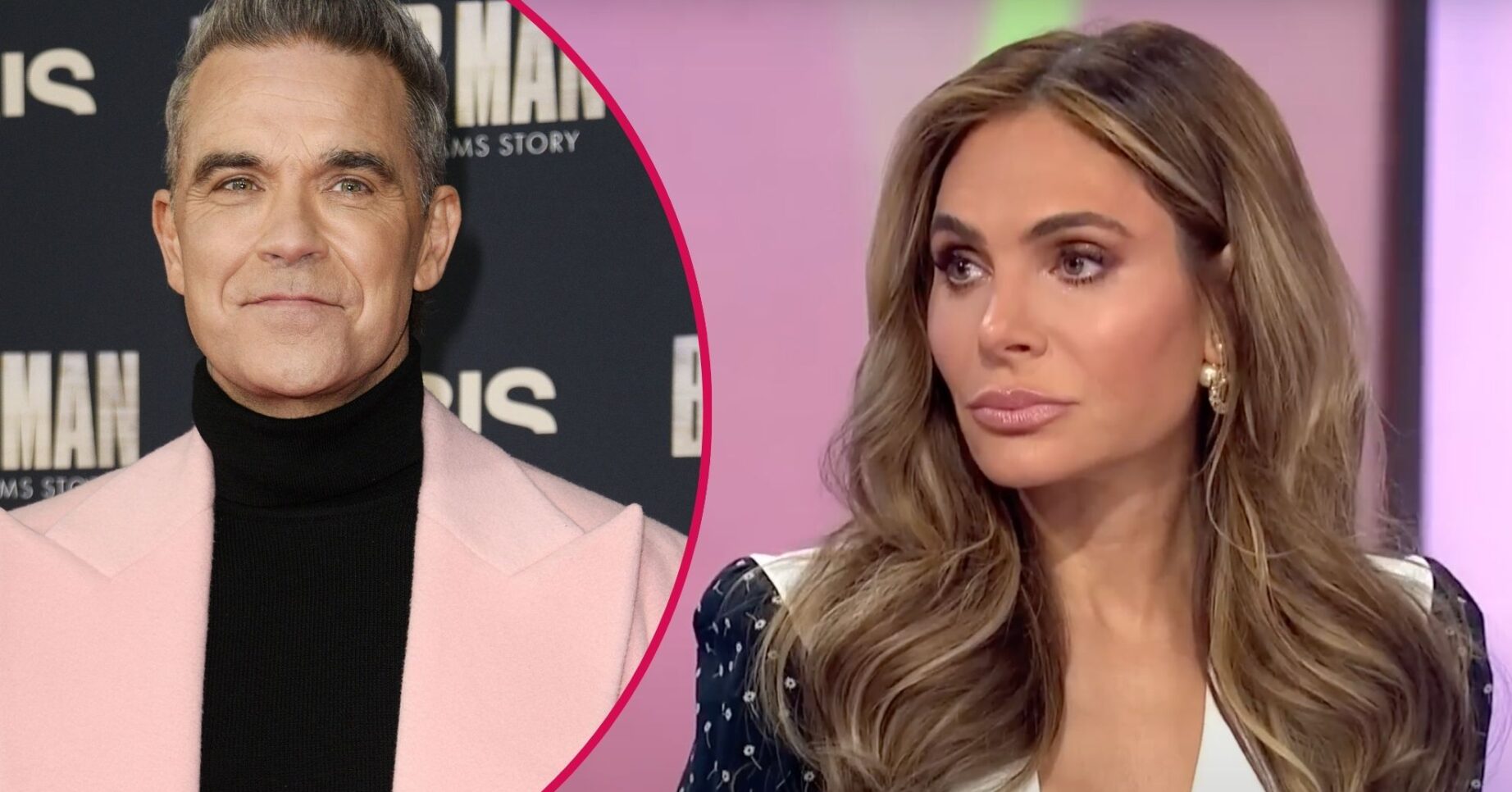 Ayda Field and Robbie Williams