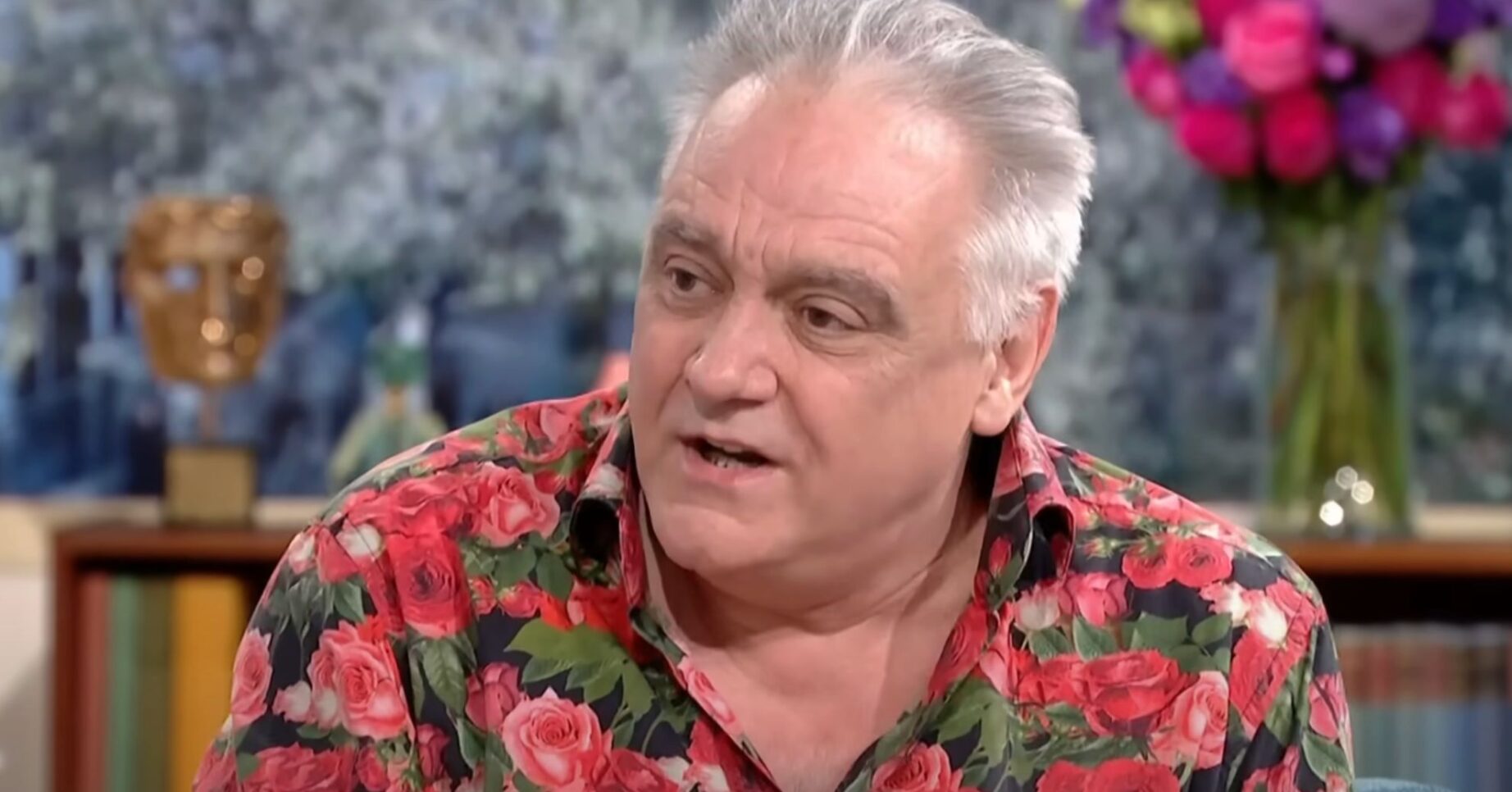 Tony Slattery speaking on This Morning