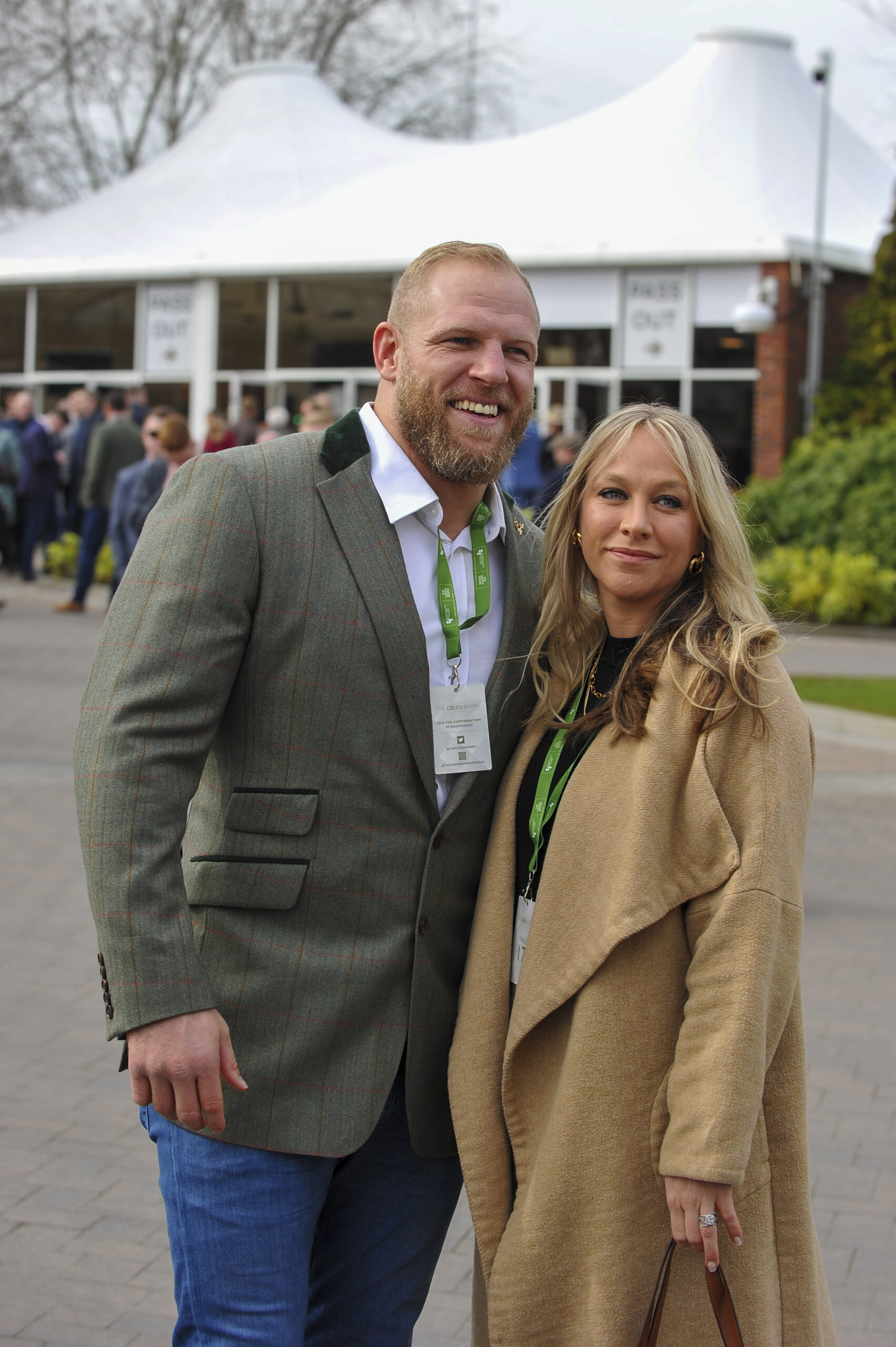 Chloe Madeley and James Haskell 