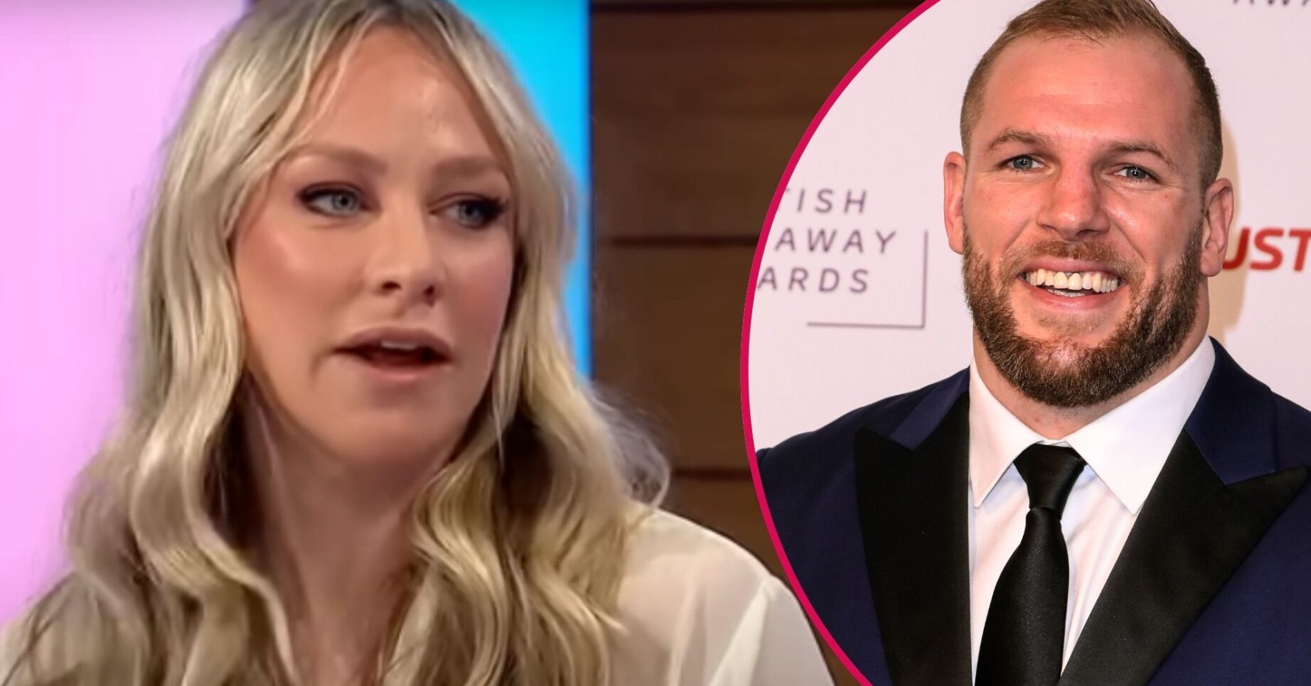 Split image of Chloe Madeley (left) and James Haskell (right)