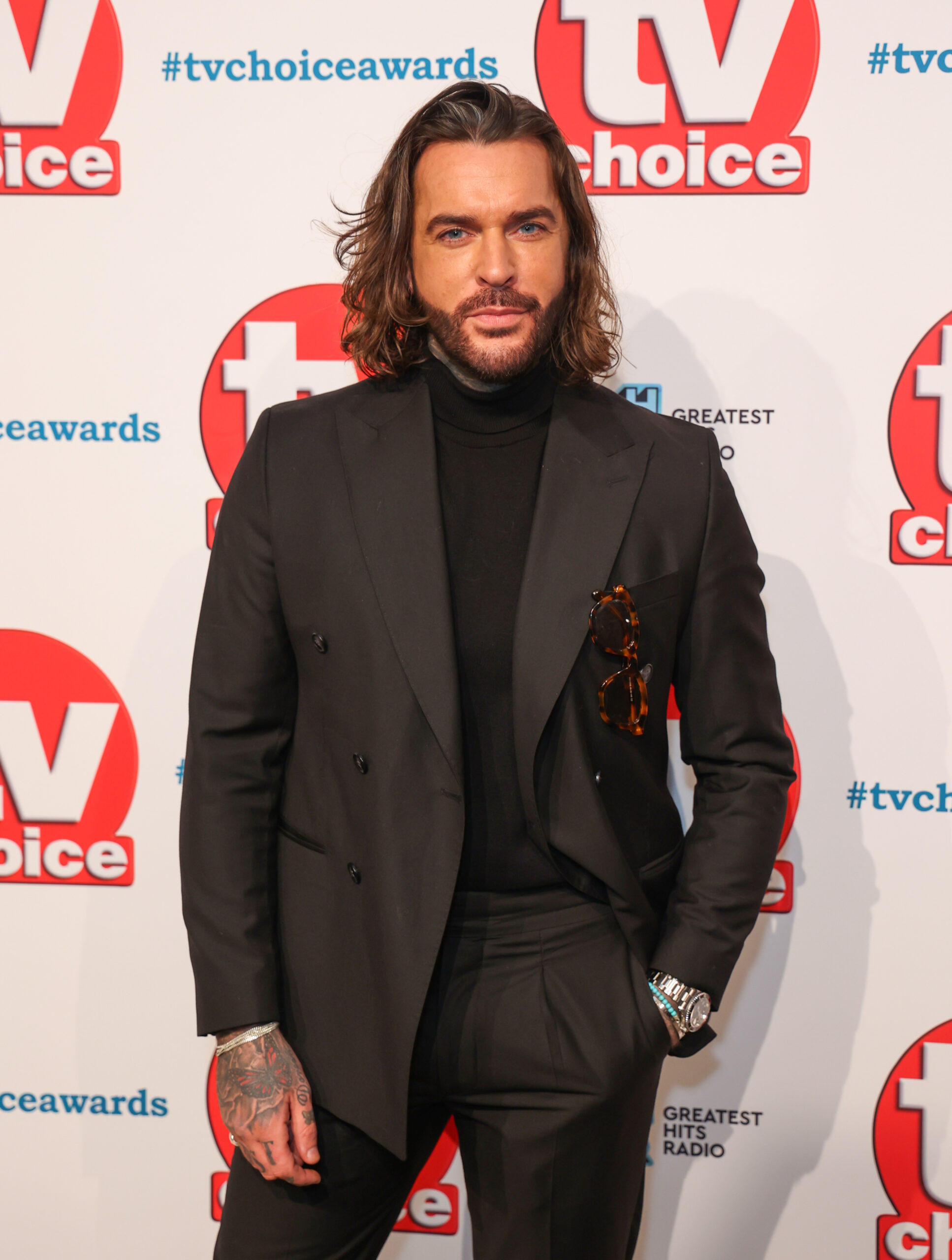 Pete Wicks on the red carpet
