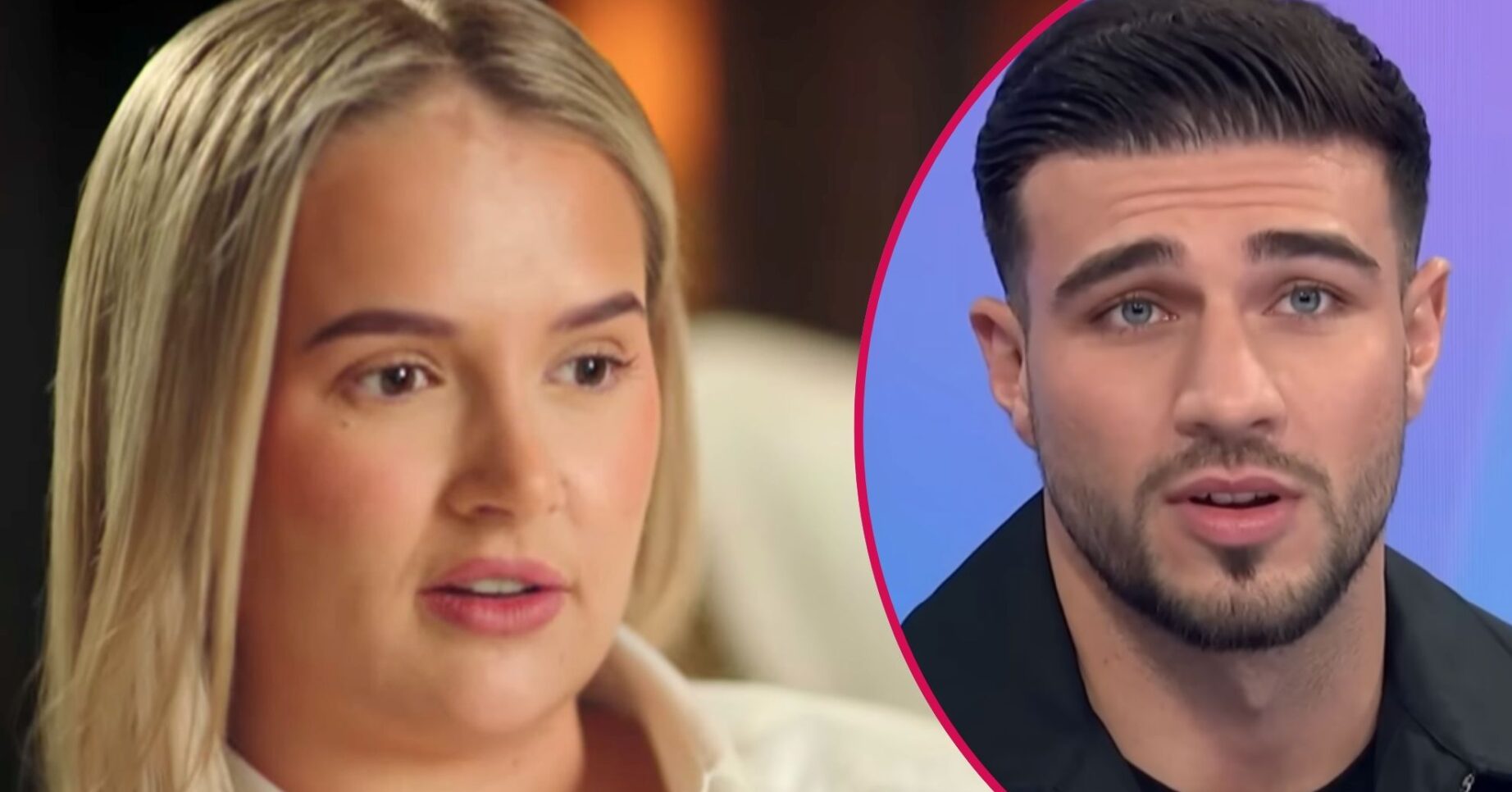 Molly and Tommy looking serious