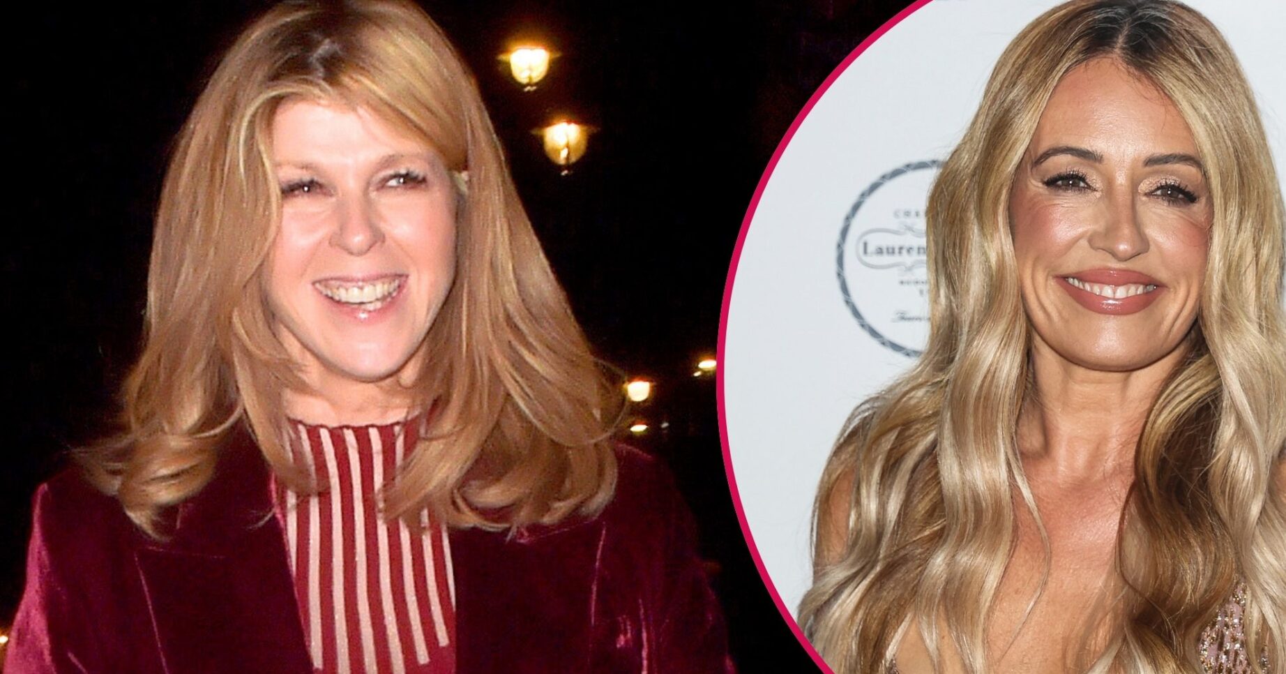 Split image of Kate Garraway (left) and Cat Deeley (right)