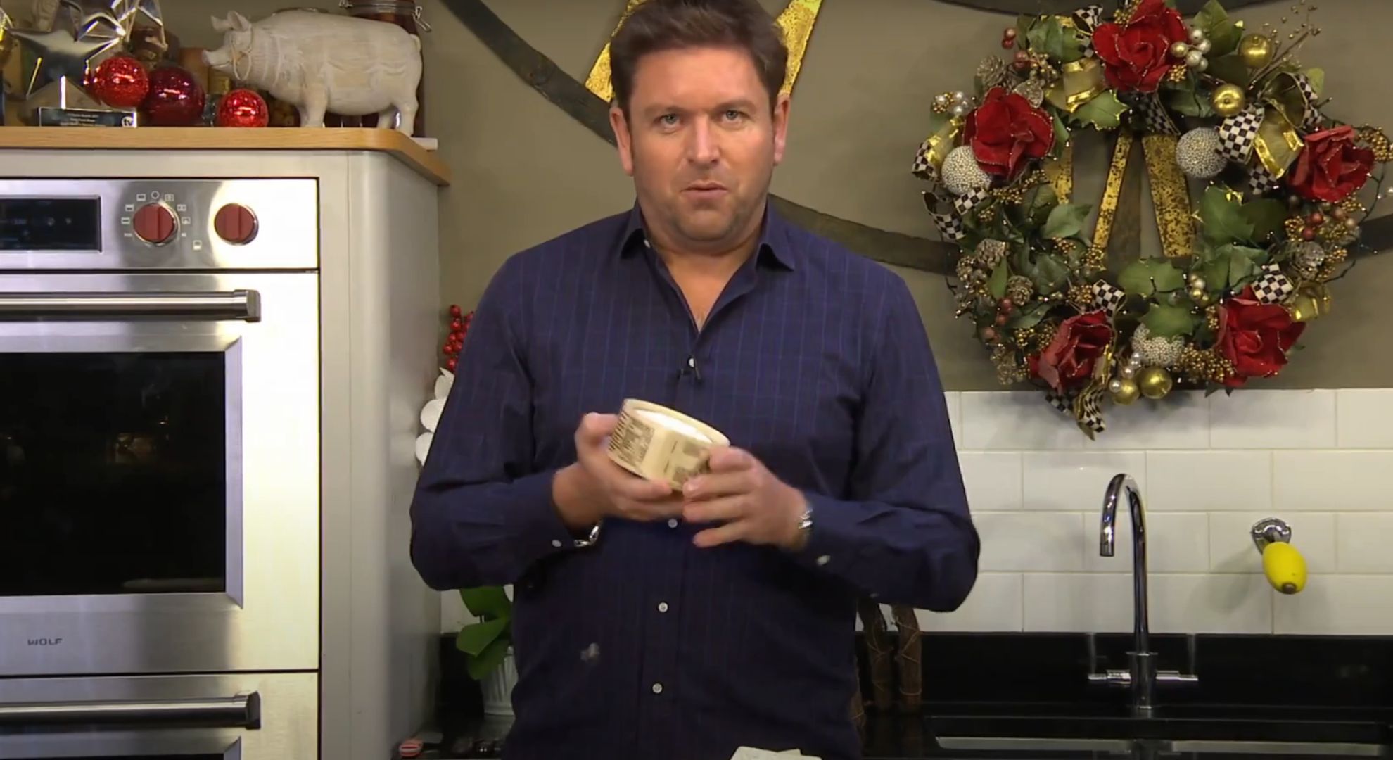 James Martin talking on his show James Martin's Saturday Morning