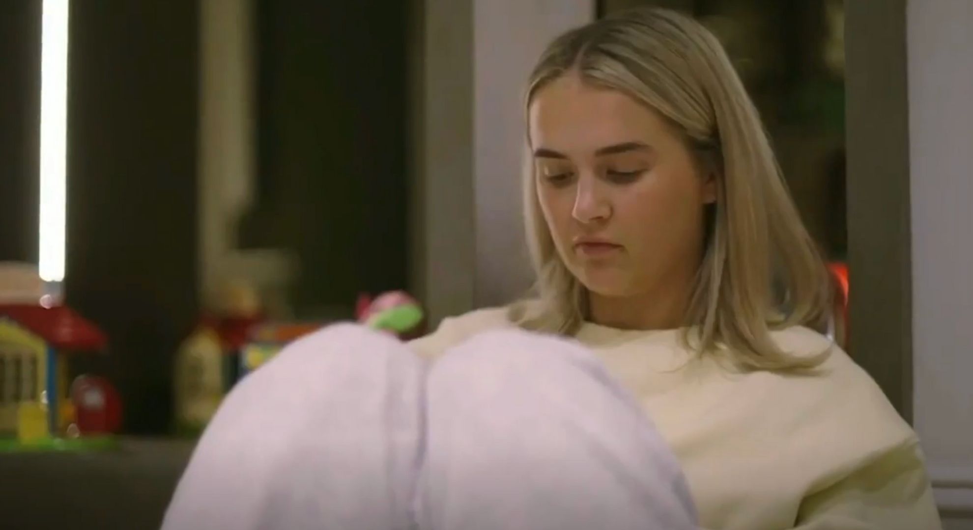 Molly-Mae Hague frowning