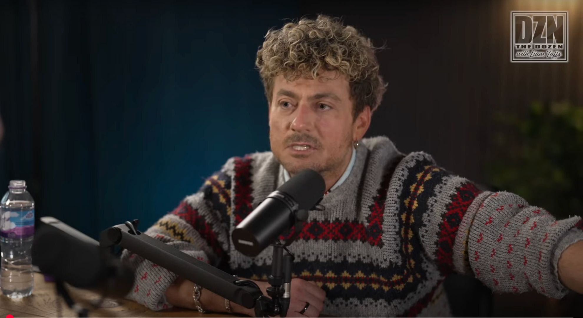 Paul Danan on a podcast 