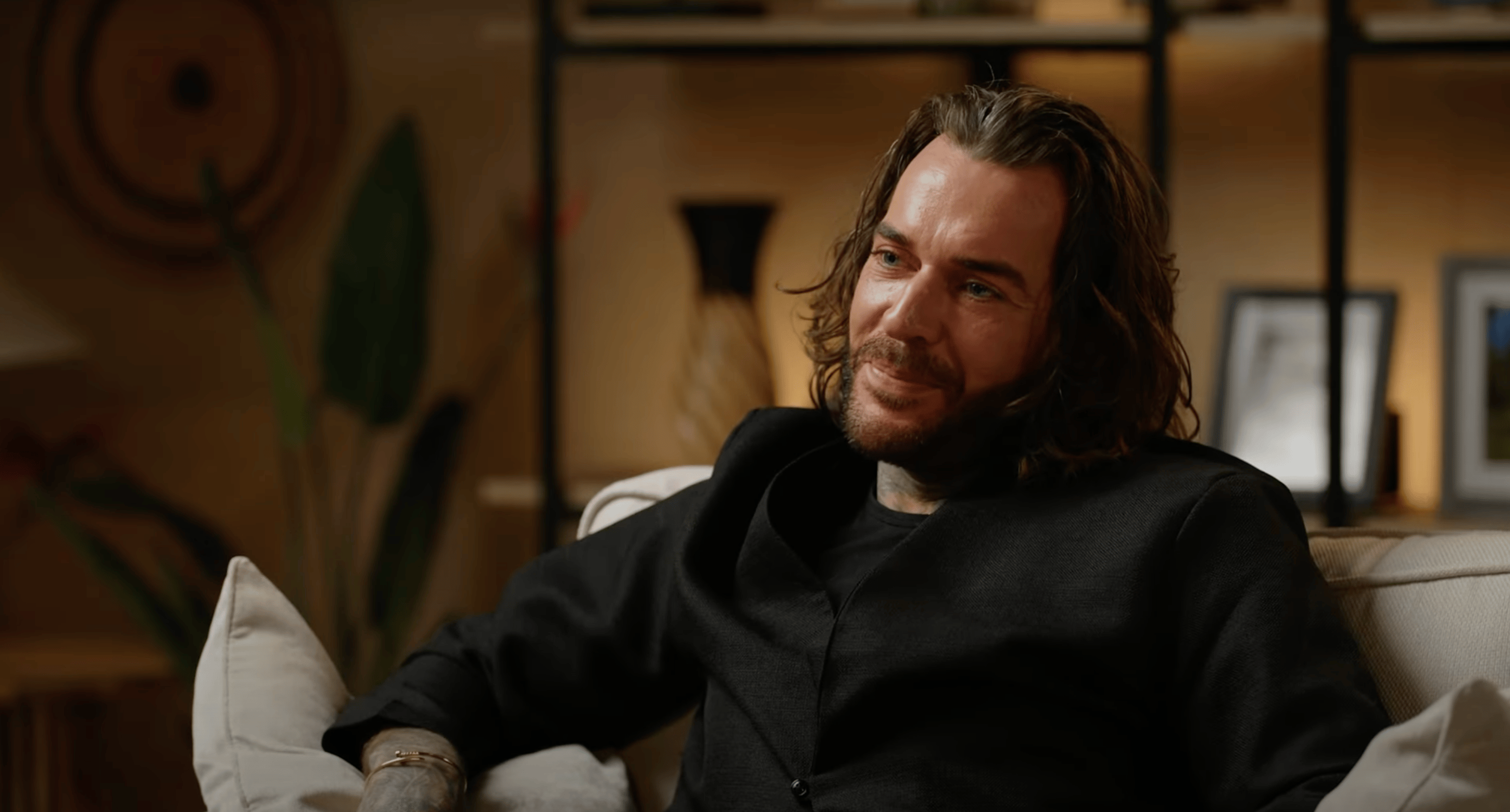 Pete Wicks on a podcast