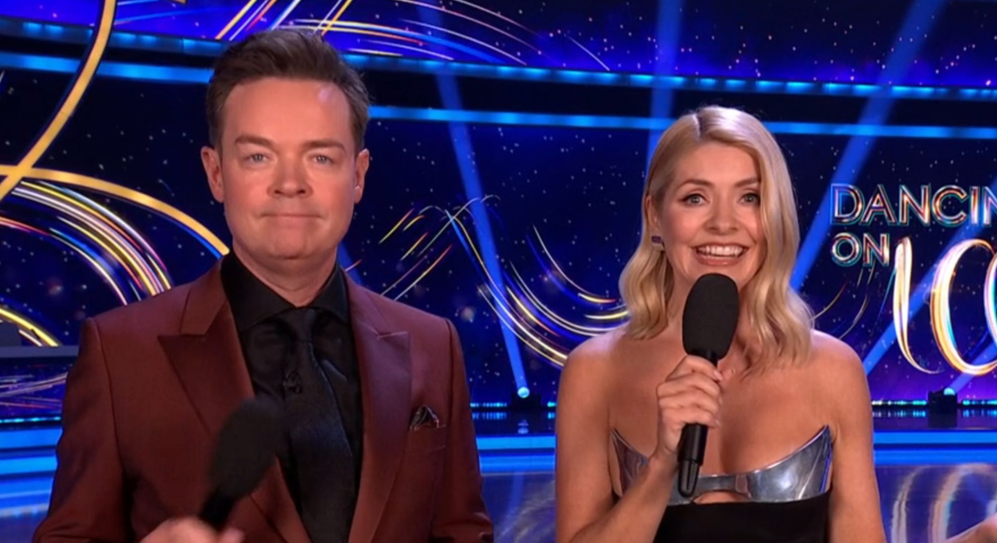 Holly Willoughby and Stephen Mulhern on Dancing On Ice