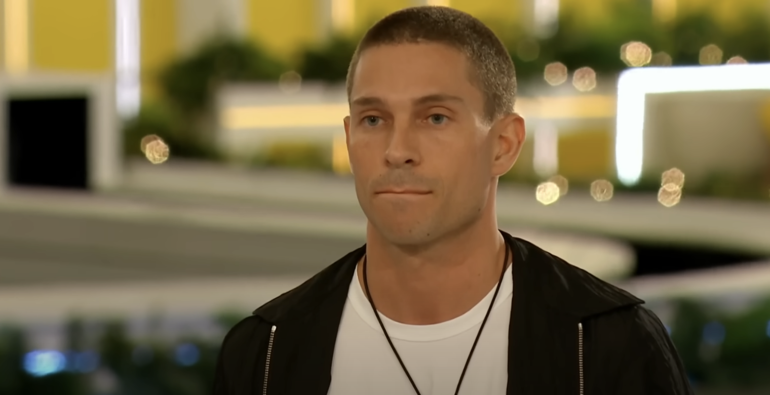 Joey Essex looks upset on Love Island