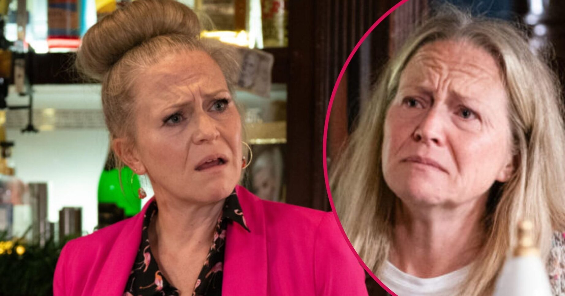 Composite image of Linda on EastEnders (Credit: BBC/Composite: ED!)