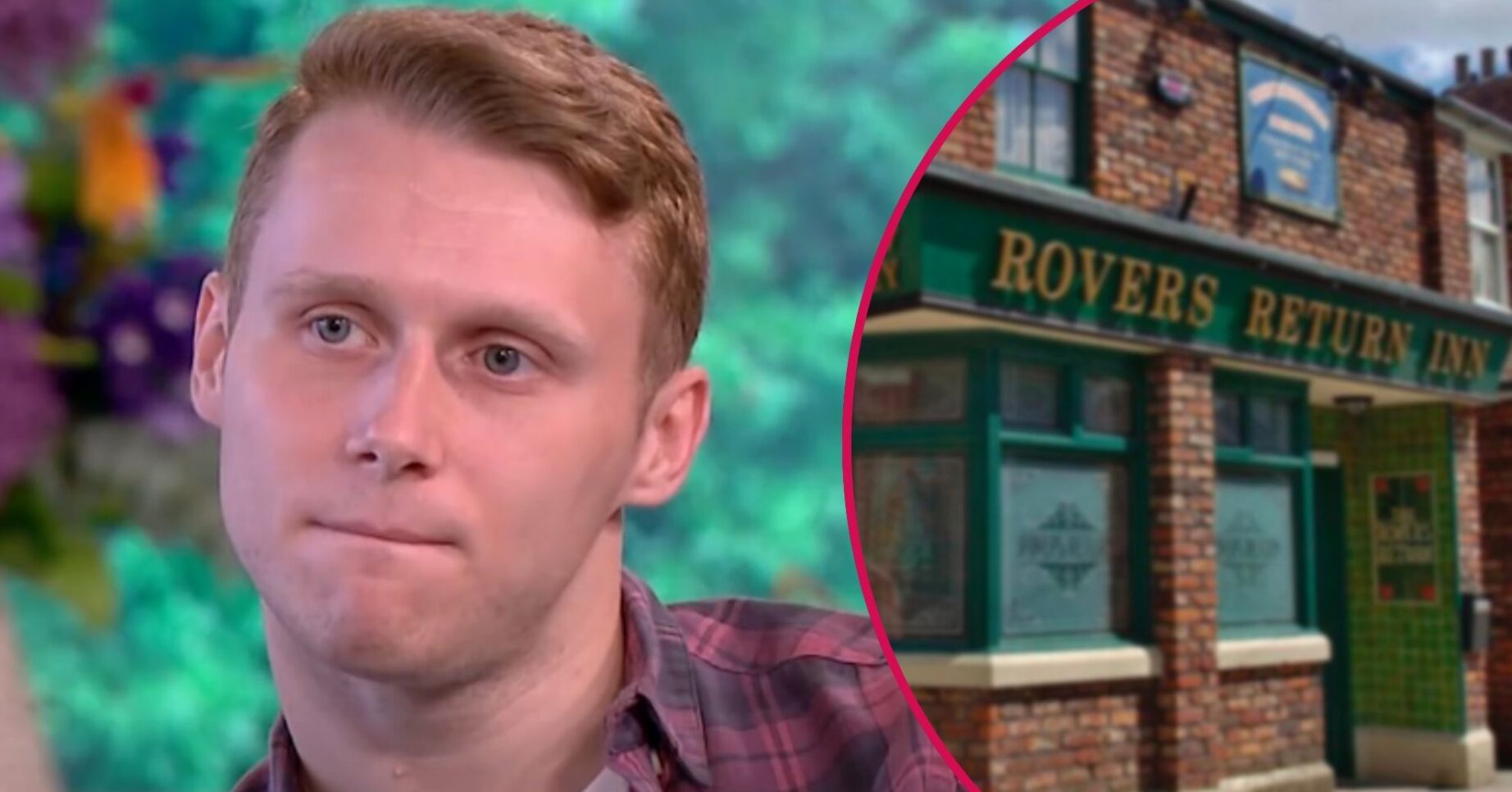 Composite image of Jamie Borthwick with the Rovers (Credit: ITV/Composite: ED!)
