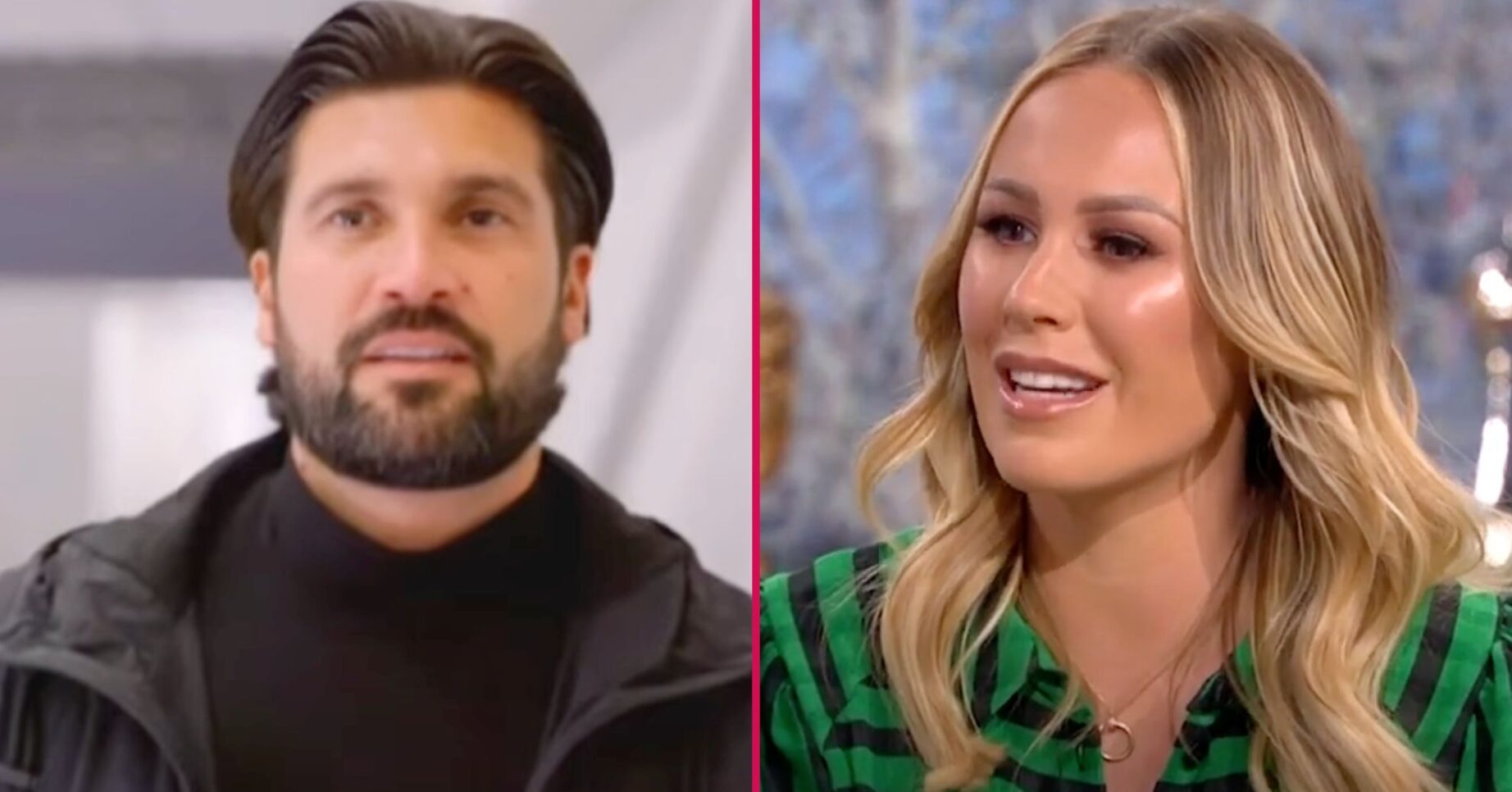 ED split pic: Dan Edgar on Dancing on Ice / Kate Ferdinand on This Morning