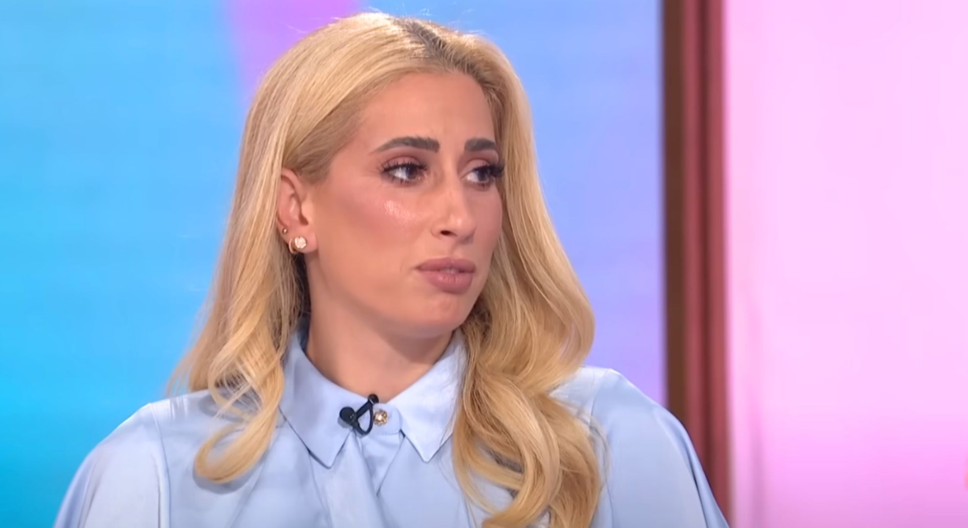 Stacey Solomon upset on Loose Women
