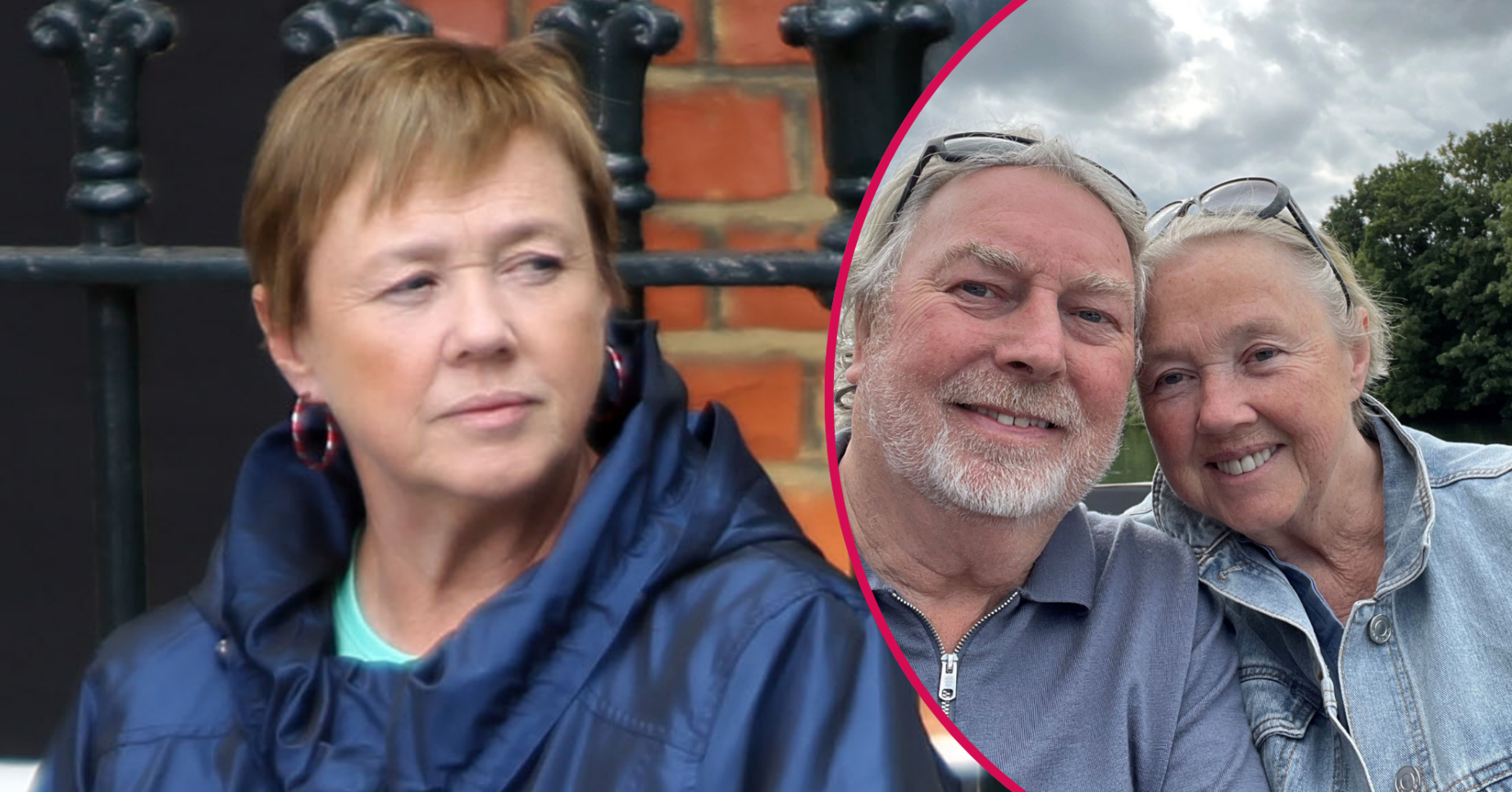 Pauline Quirke and her husband Steve