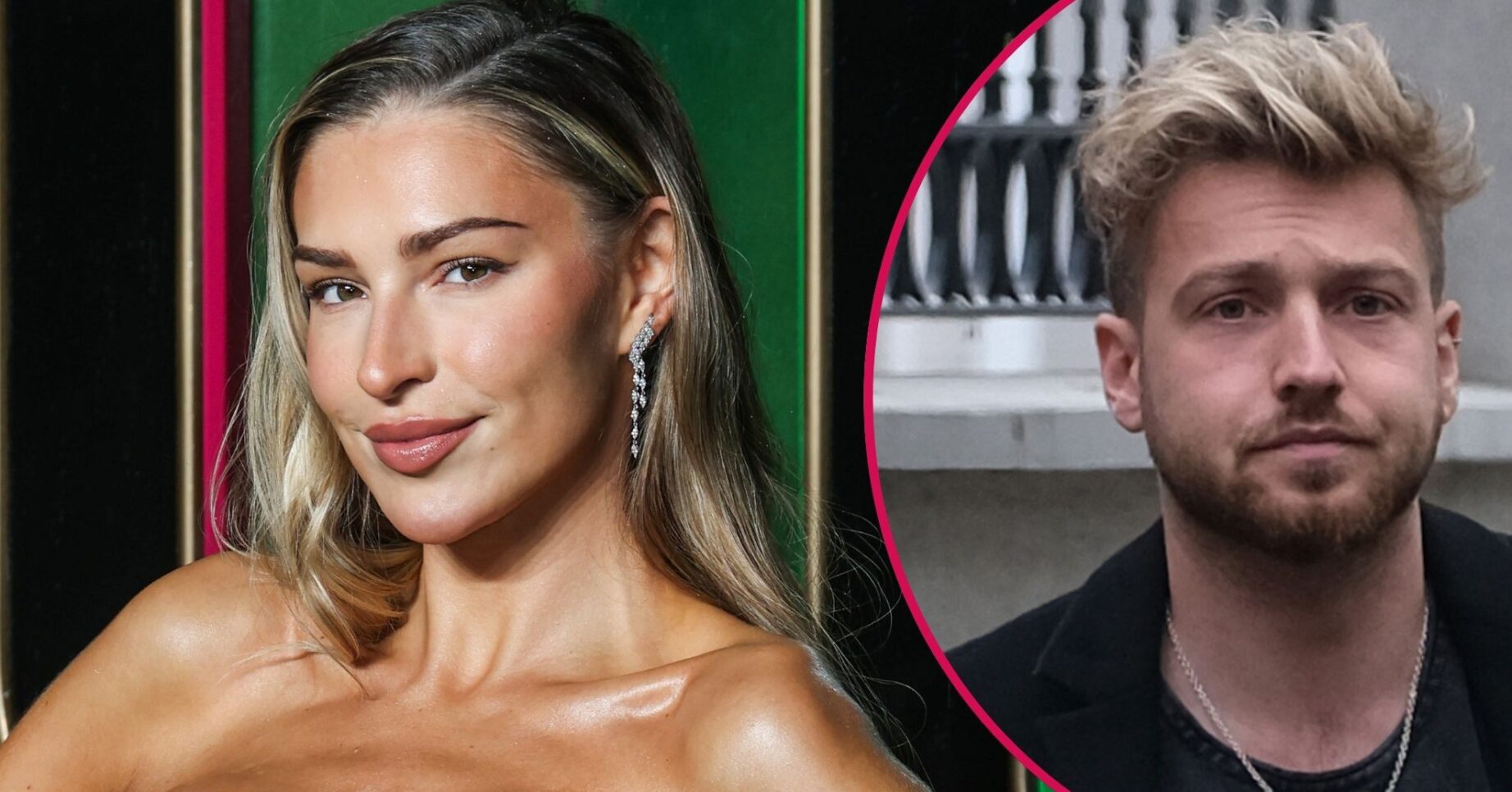 Split image of Zara McDermott (left) and Sam Thompson (right)