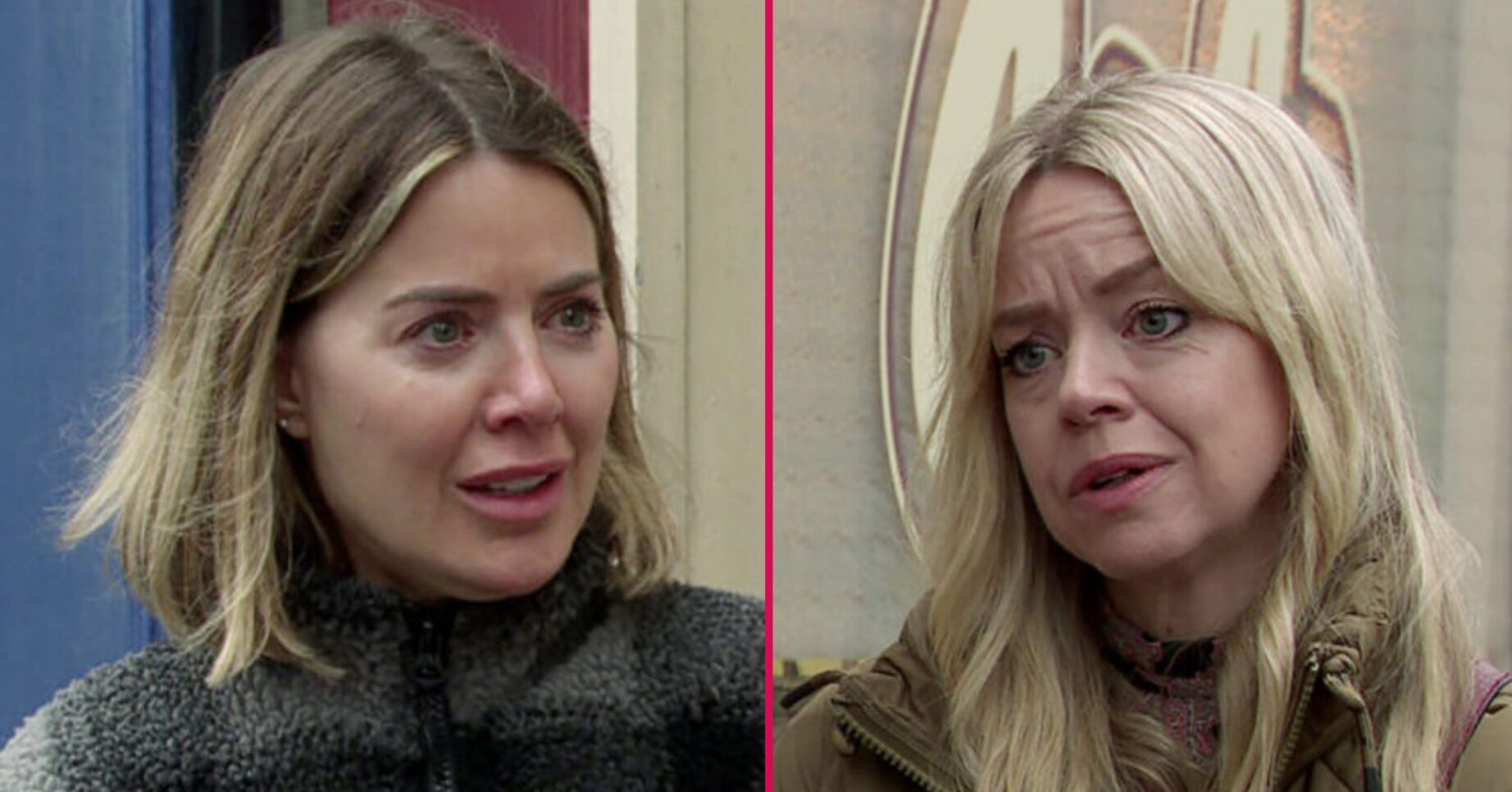 Composite image of Abi and Toyah on Corrie (Credit: ITV/Composite: ED!)
