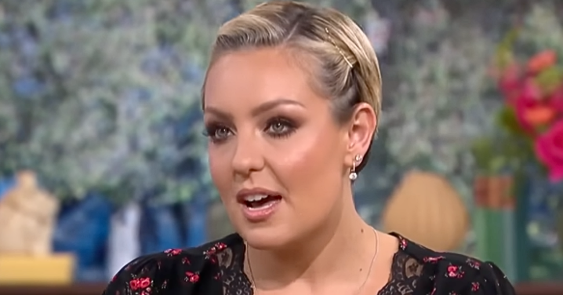 Amy Dowden speaking on This Morning