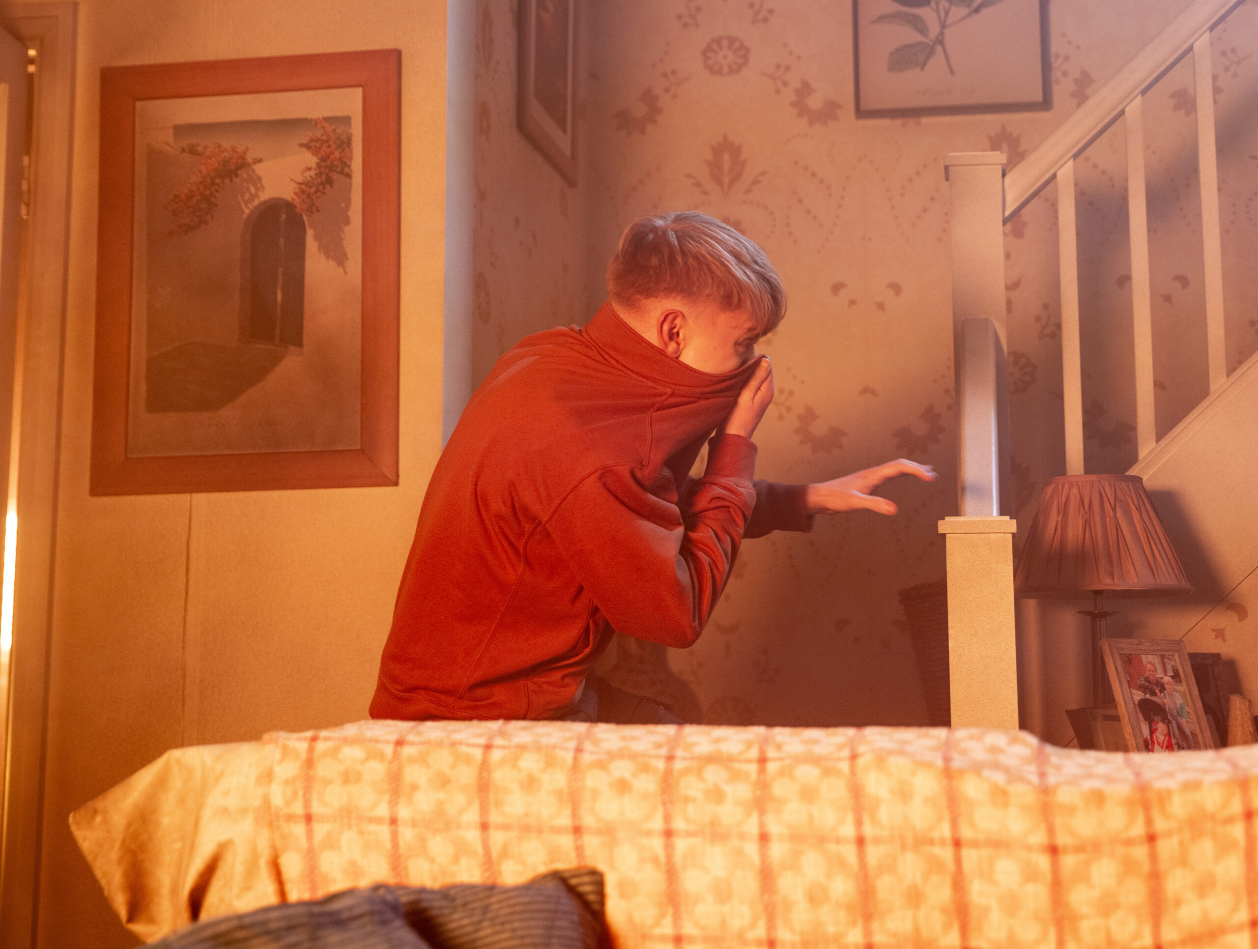 Max in the Platt house fire