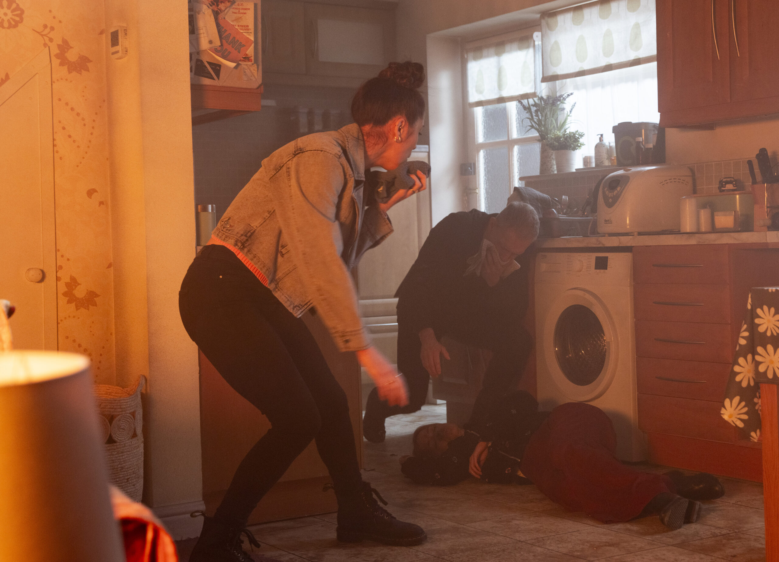 Coronation Street's Toyah, Nick and Shona in fire