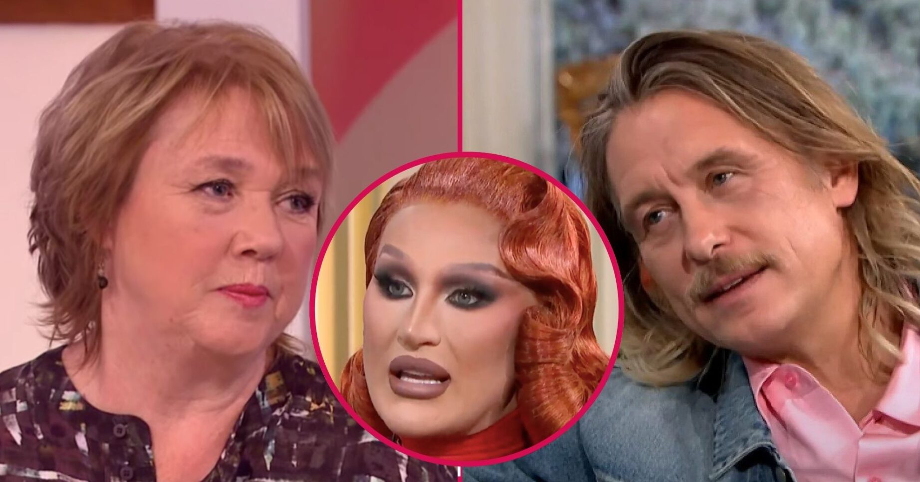 Pauline, The Vivienne and Mark looking serious